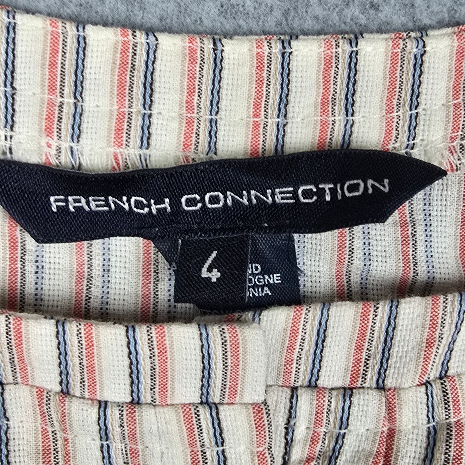 French Connection French Connection 4 Stripe Corset Tank Top Snap Buttons Size S / US 4 / IT 40 - 7 Thumbnail