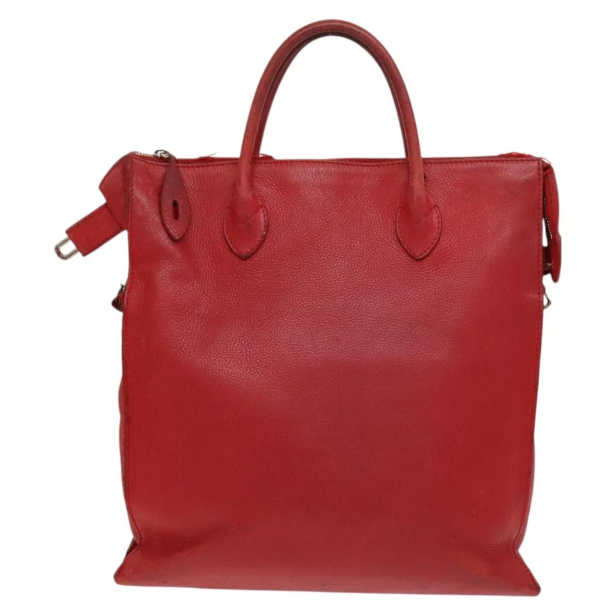 Louis Vuitton LOUIS VUITTON Hand Bag 2014stainless Steel Red Size ONE SIZE - 2 Thumbnail