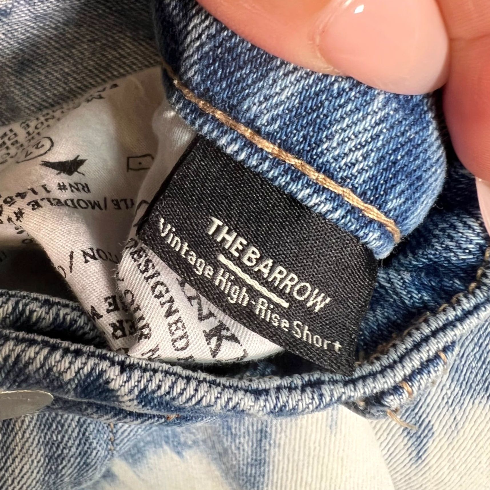 Vintage VINTAGE BLANKNYC Womens The Barrow High-Rise Denim Shorts 27 Blue Cut-Off 2 in Inseam Womens Size 27" / US 4 / IT 40 - 4 Thumbnail