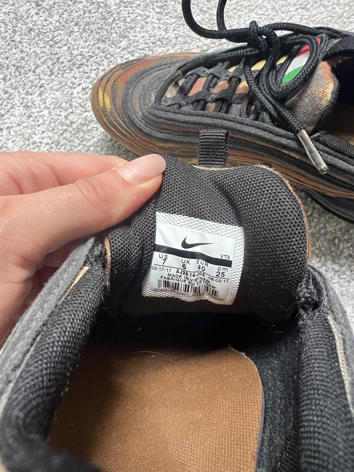 Nike Air max 97 Premium country camo Italy Size US 6 / EU 39 - 6 Thumbnail
