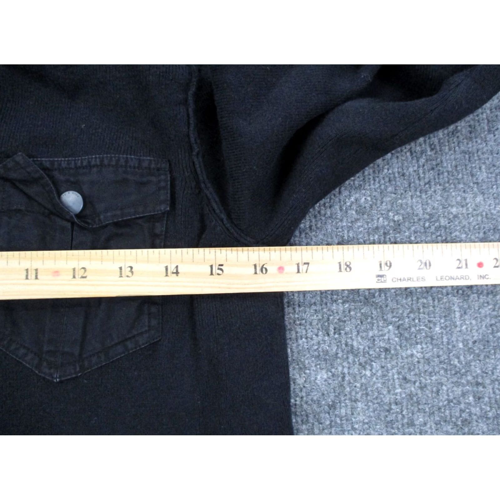 Rag & Bone rag & bone Jacket Womens M Black Wool Blend Lightweight Stretch Outdoors Casual Size M / US 6-8 / IT 42-44 - 5 Thumbnail