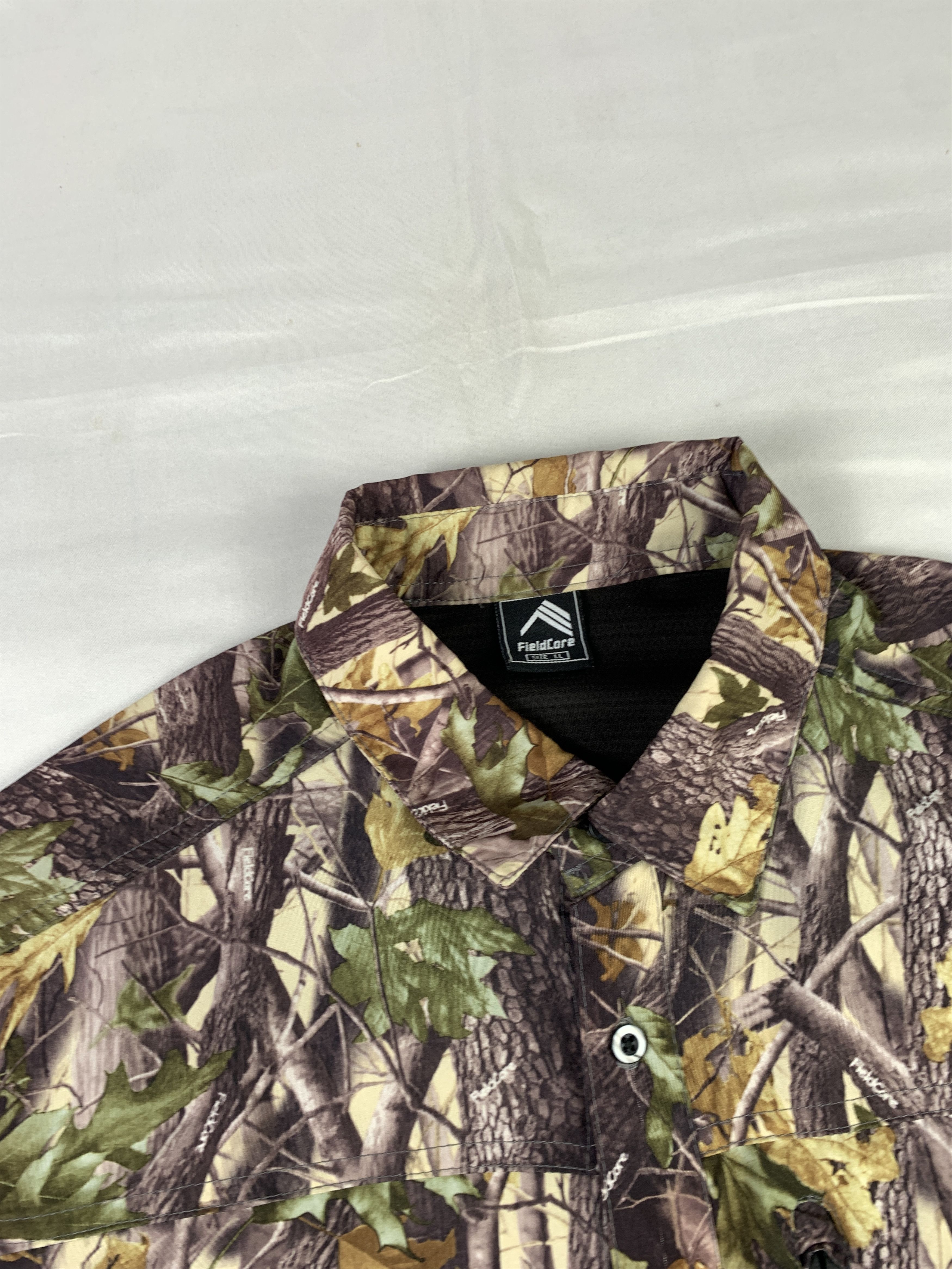 Japanese Brand Fieldcore Hunting Realtree Camo Vent Outdoor Shirt (L) Size US L / EU 52-54 / 3 - 5 Thumbnail