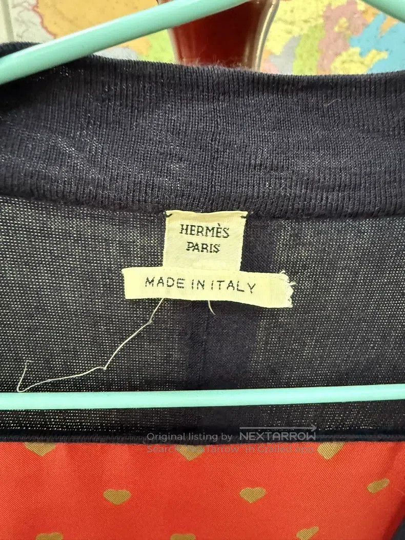 Hermes Hermes Women's Cardigan, Main Fabric 50% Cashmere + 50% Mu Size XS / US 0-2 / IT 36-38 - 2 Thumbnail