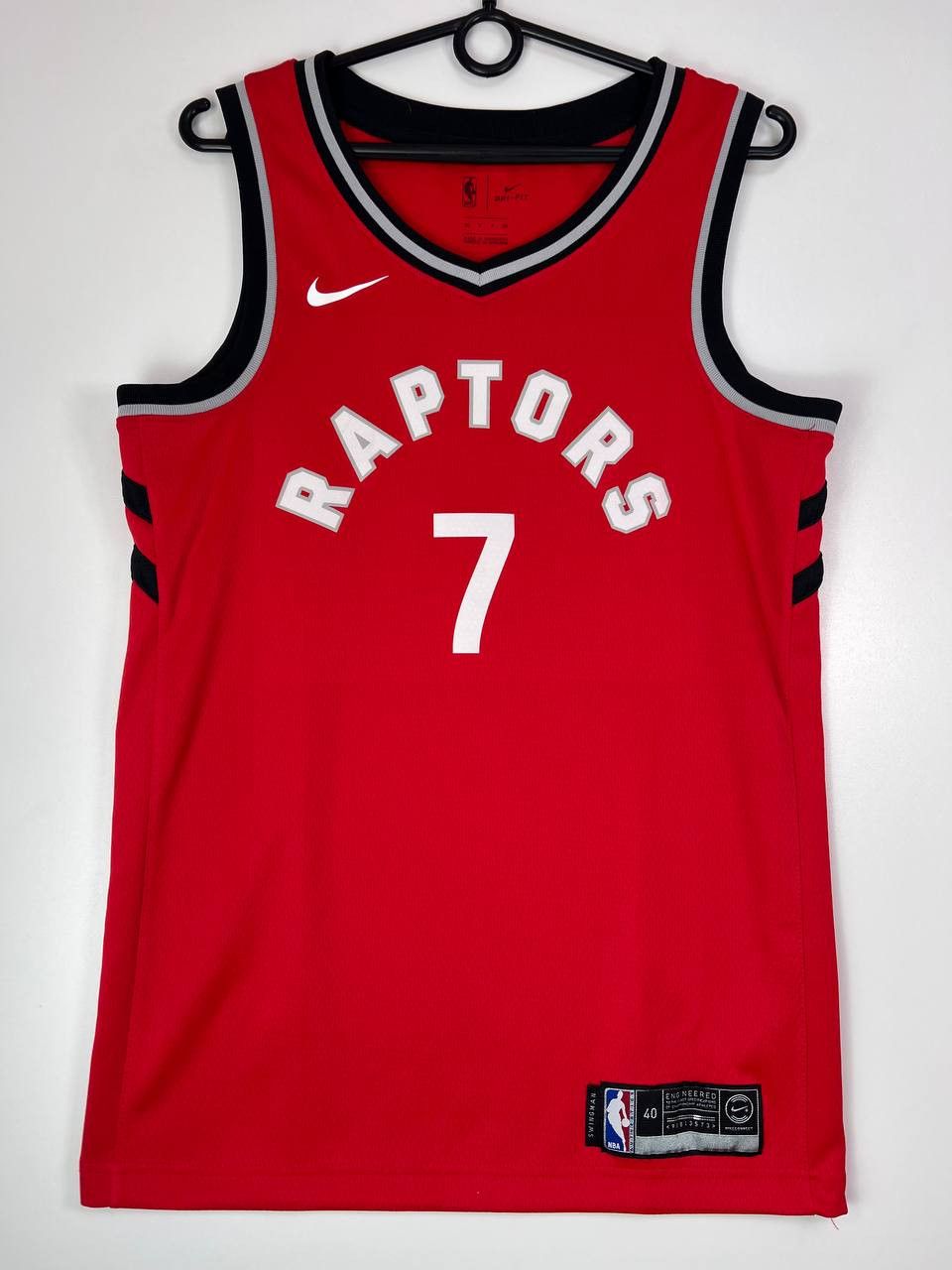 Toronto Raptors Nike Nba Jersey #7 Red tBasketball Size S