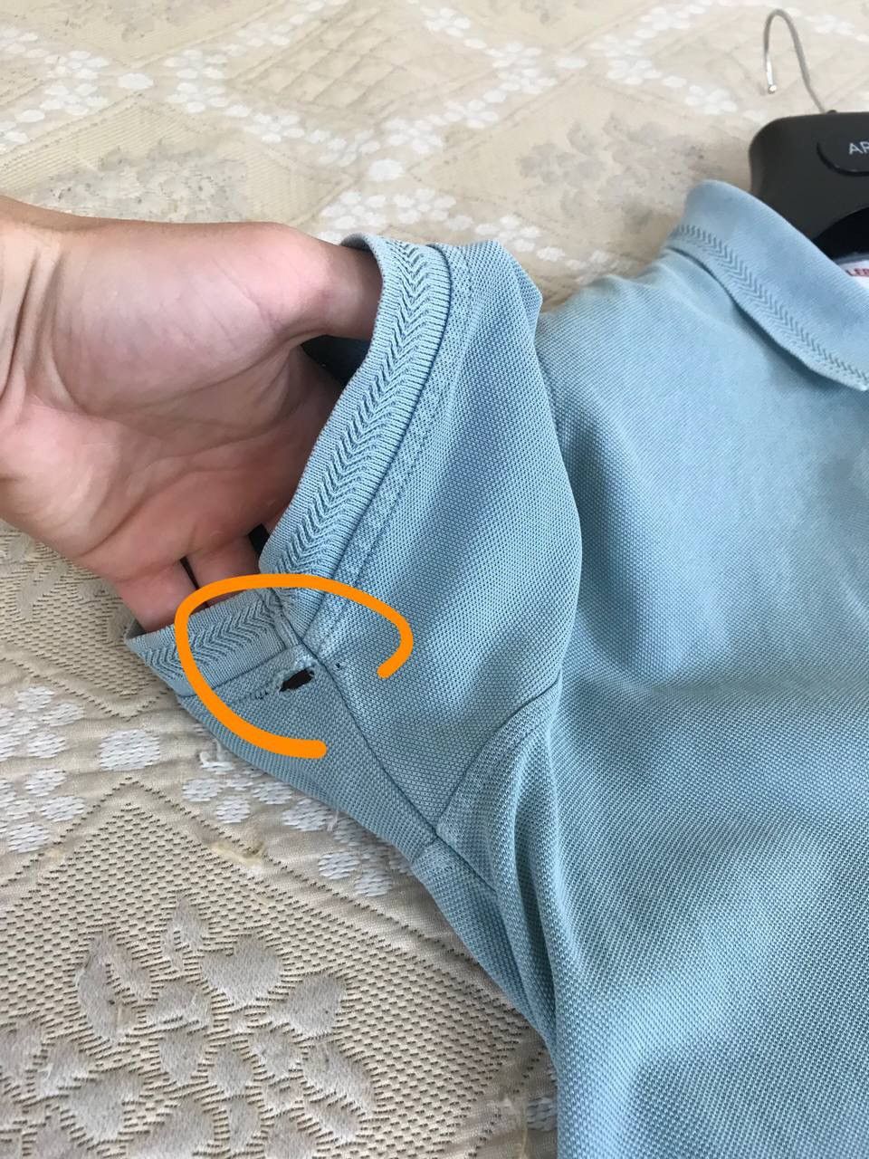 Orlebar Brown 🔥 Orlebar Brown Jarrett Washed Polo Shirt Distressed Blue Size US M / EU 48-50 / 2 - 8 Thumbnail