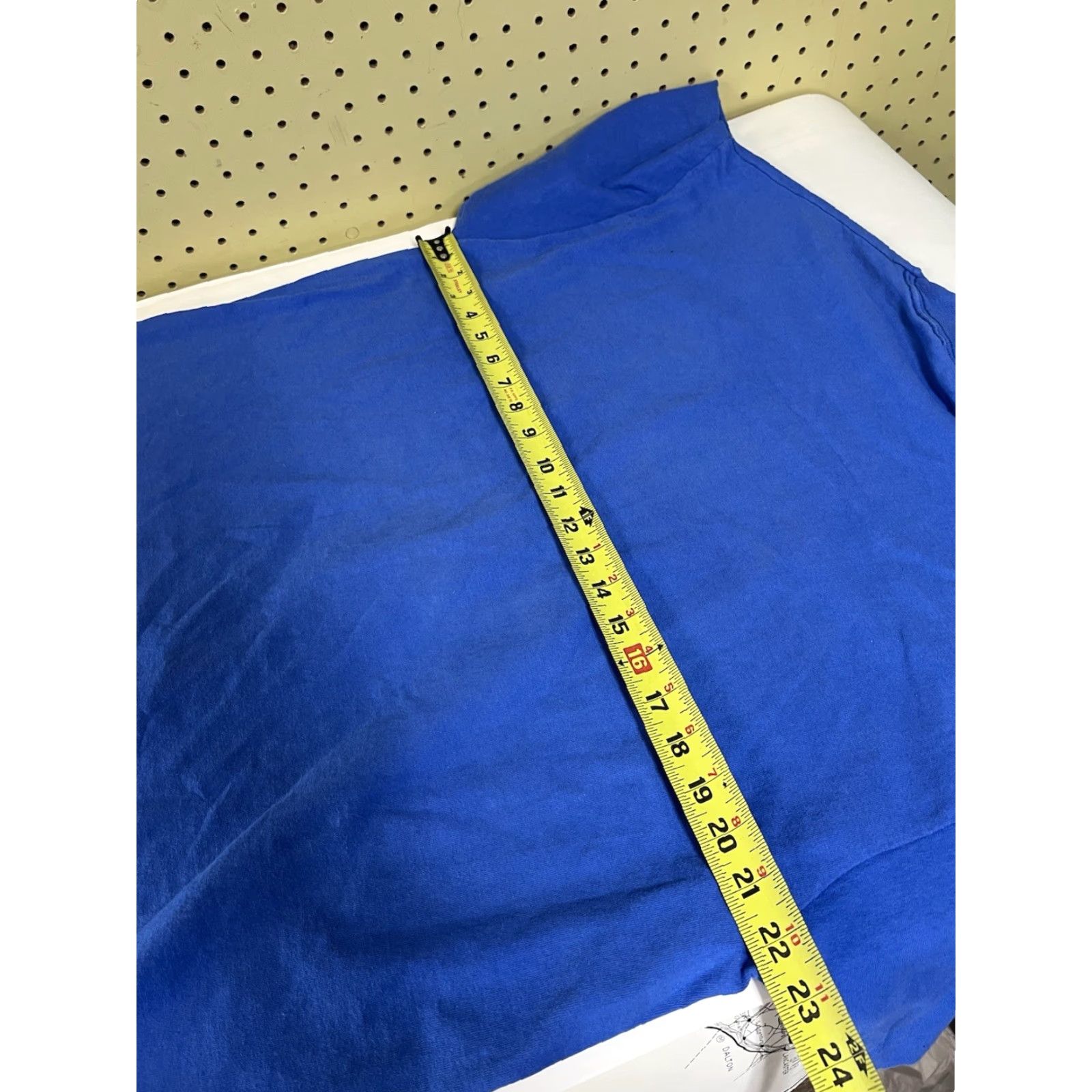 Fruit Of The Loom VINTAGE Fruit of the Loom Stitch T-Shirt XL Men Blue Crew Neck 1992 Regular Cotton Crew Neck Mens XXL? Size US XL / EU 56 / 4 - 7 Thumbnail