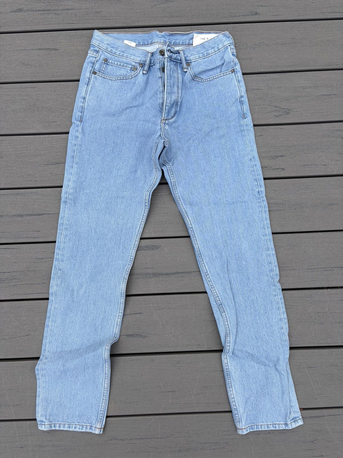Rag & Bone Rag & Bone slim blue denim jeans Size US 30 / EU 46 - 1 Thumbnail