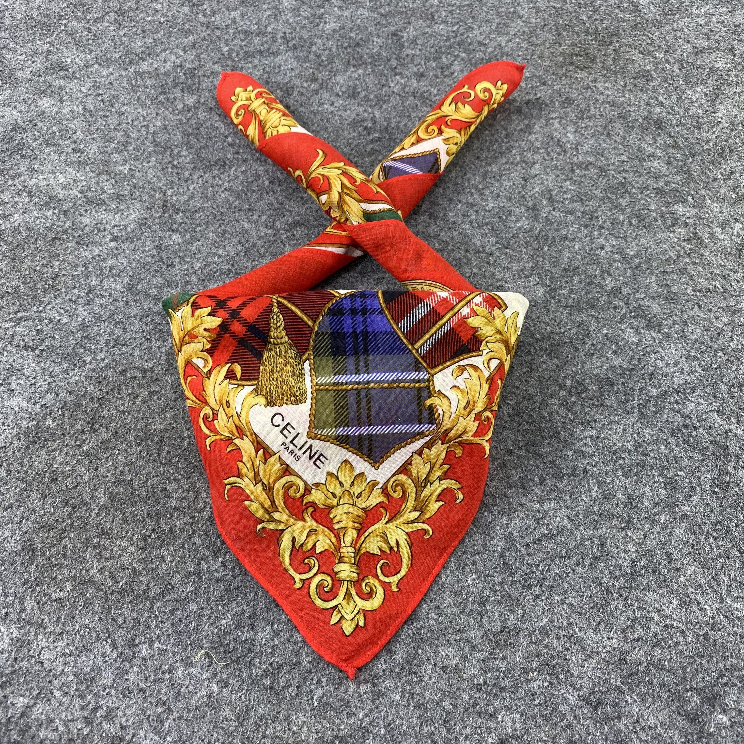 Celine Celine Handkerchief / Bandana / Neckerchief-B1268 Size ONE SIZE - 2 Thumbnail