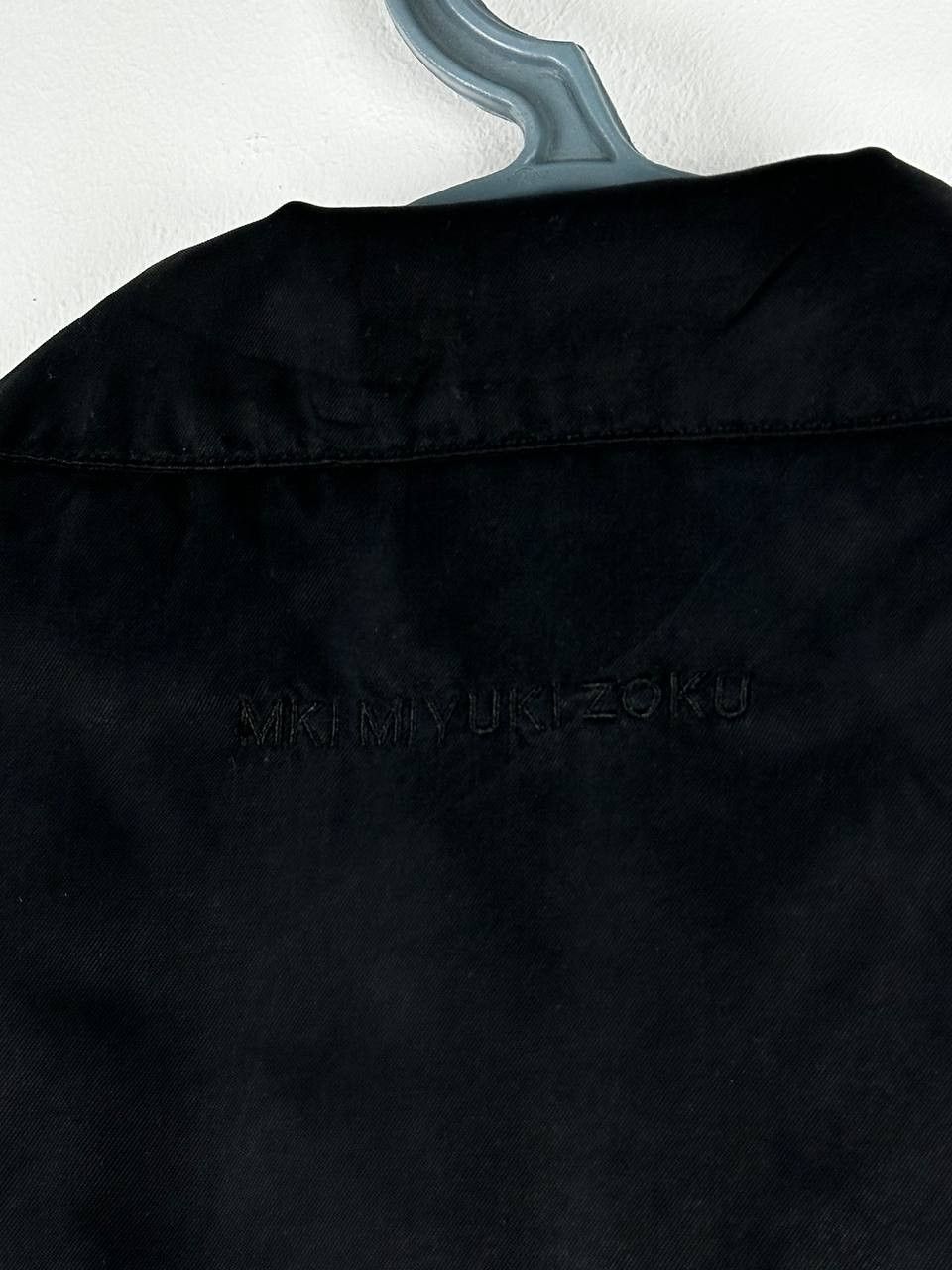 Japanese Brand × Mki Miyuki Zoku Mki Miyuki Zoku Rayon Black Camp Collar Shirt Size US M / EU 48-50 / 2 - 11 Thumbnail
