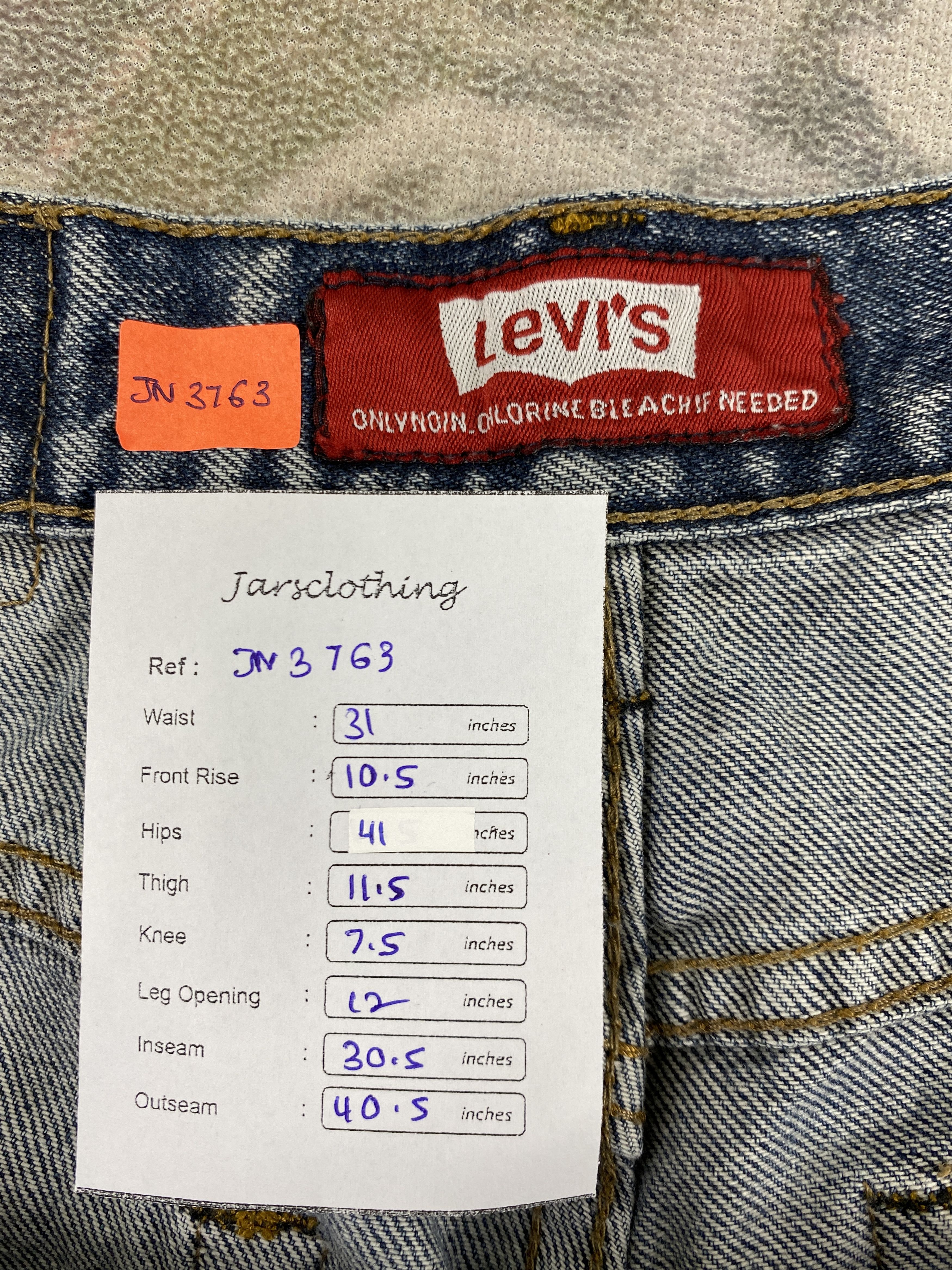 Levi's Blue Levi's Jeans 31x30.5 Denim- JN3763 Size US 31 - 8 Thumbnail
