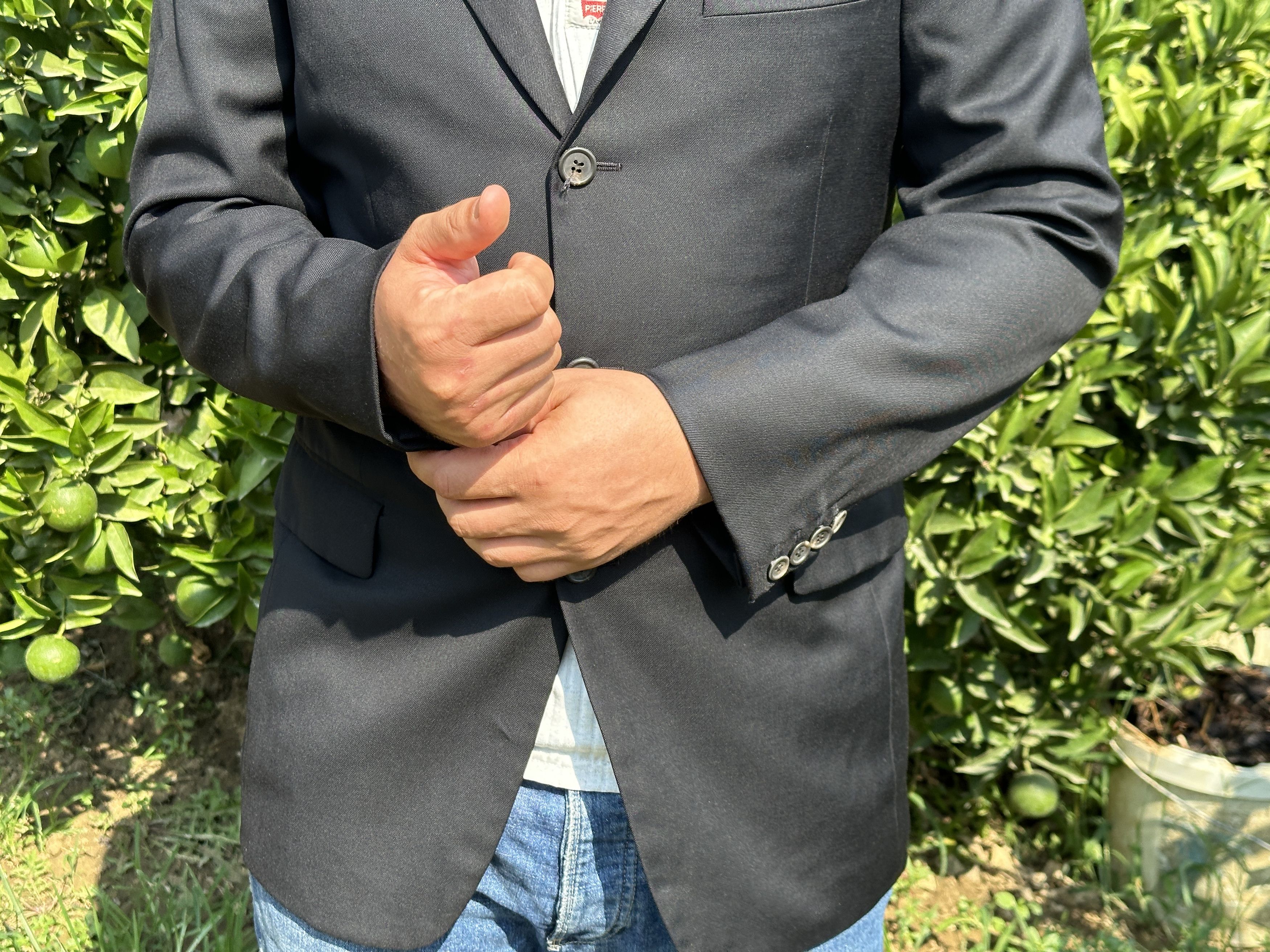 Prada Prada Milano Solid Suit Formal Jacket Blazer Tux Size 50 R M Size 50R - 8 Thumbnail