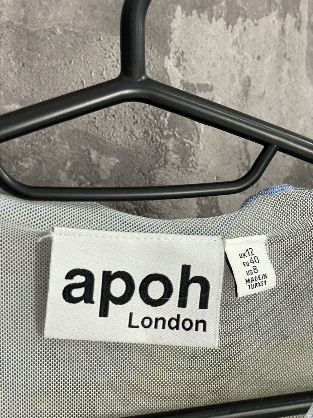 Japanese Brand × Vintage Apoh London Streetwear Y2K Mesh Cute Crop Top Size M / US 6-8 / IT 42-44 - 8 Thumbnail