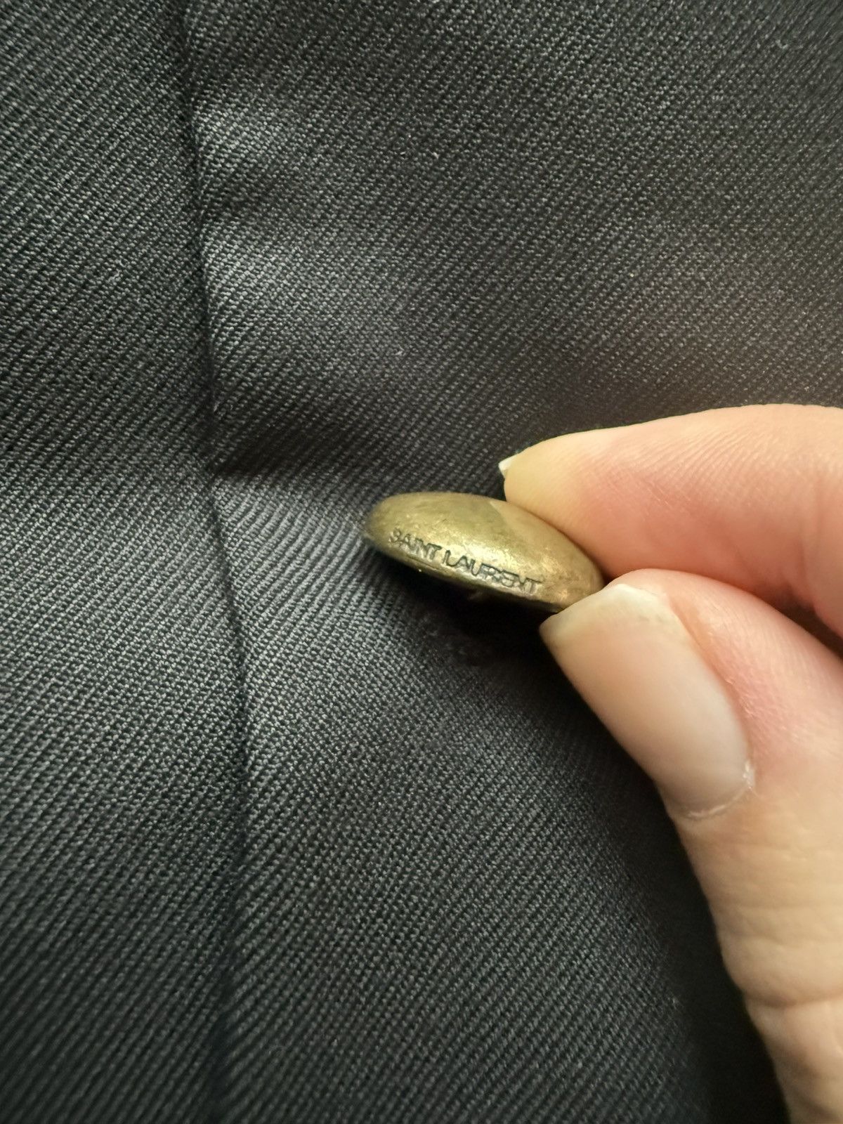 Saint Laurent Paris Saint Laurent Paris Officer Blazer Size 46S - 5 Thumbnail
