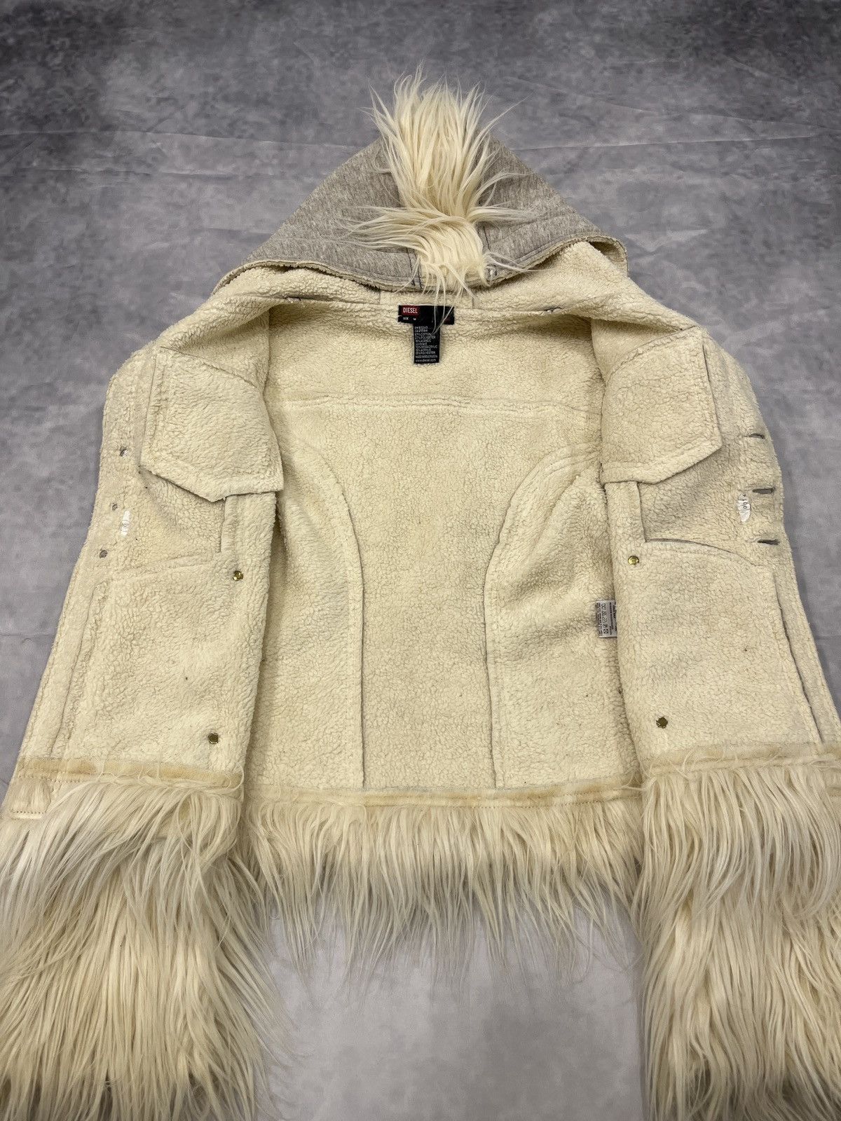 Diesel Diesel AW2008 Mohawk Fur Jacket Size M / US 6-8 / IT 42-44 - 10 Thumbnail