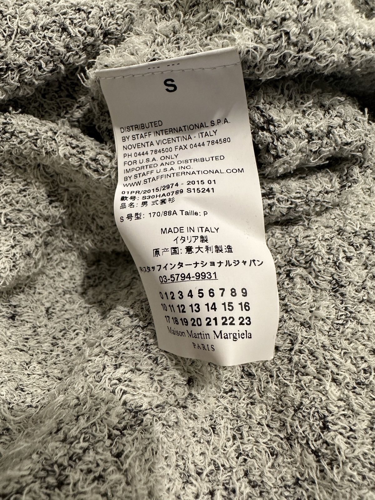 Maison Margiela Maison Martin Margiela Boucle Knit Long Sleeve Sweater Size US S / EU 44-46 / 1 - 4 Thumbnail