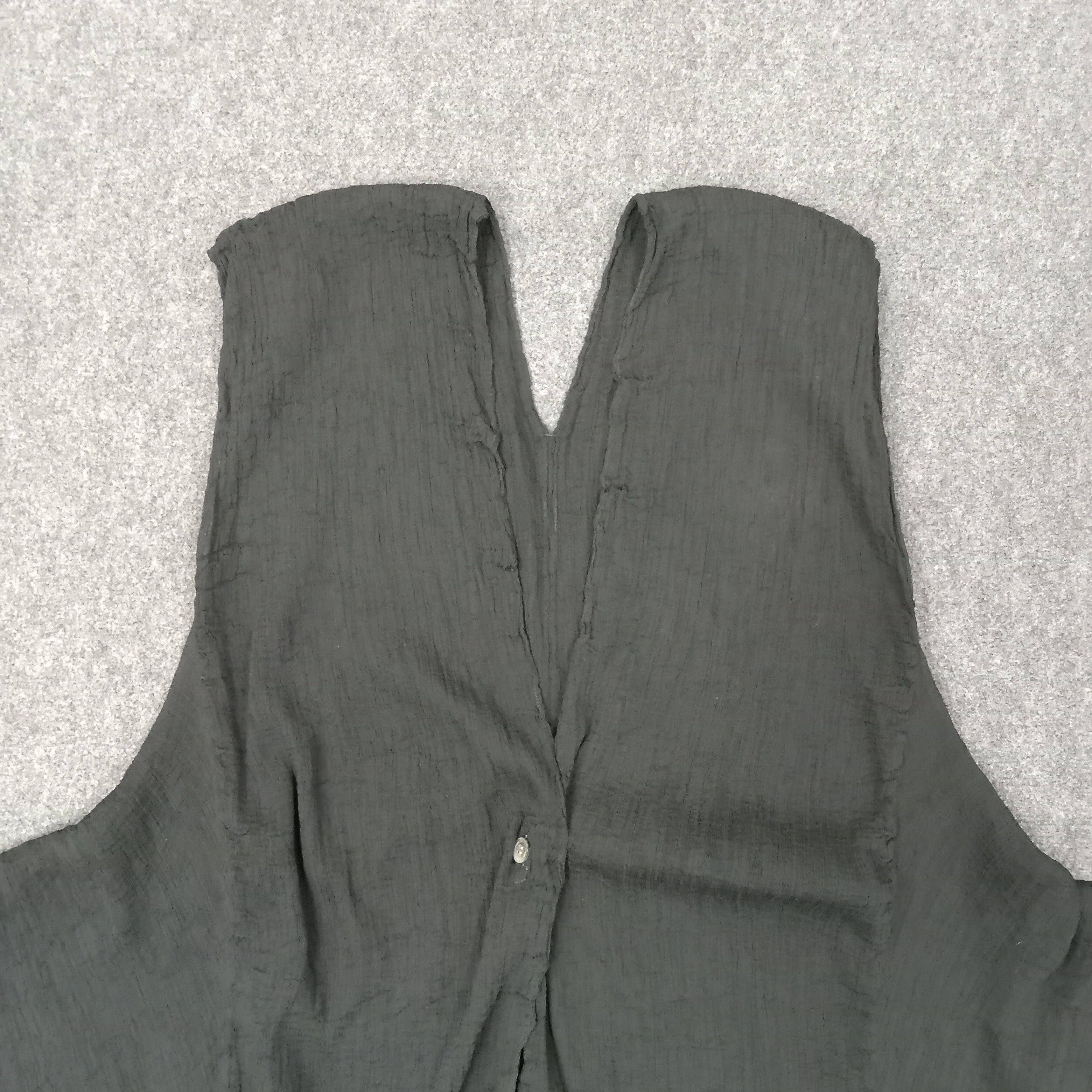 Issey Miyake Me by Issey Miyake Designer Button Up Shirt C249N4 Size 3XL / US 20-22 - 3 Thumbnail