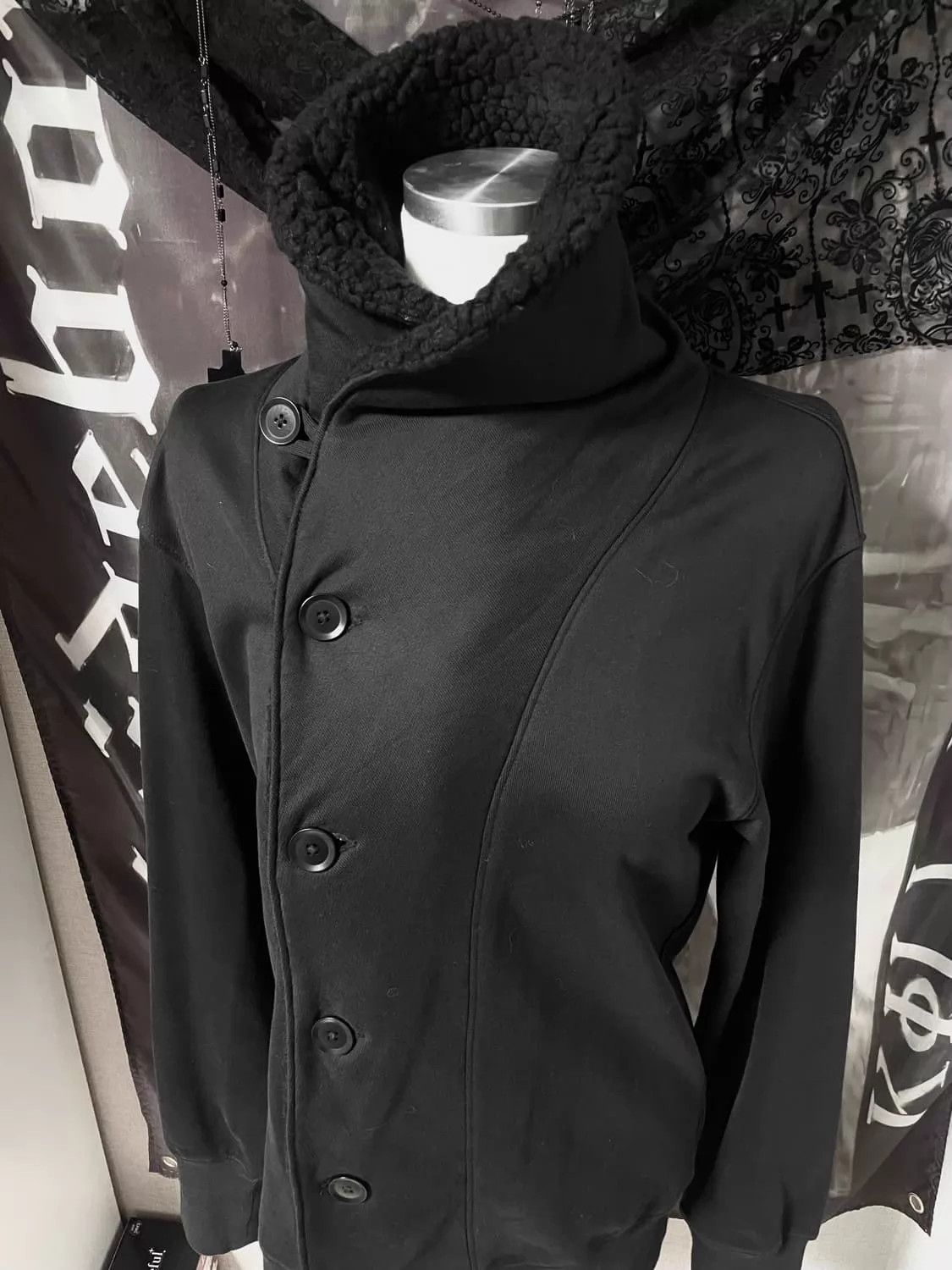 Y-3 Y-3 Vintage Wool Deconstructed Dark Minimal Unisex Jacket Size US M / EU 48-50 / 2 - 2 Thumbnail