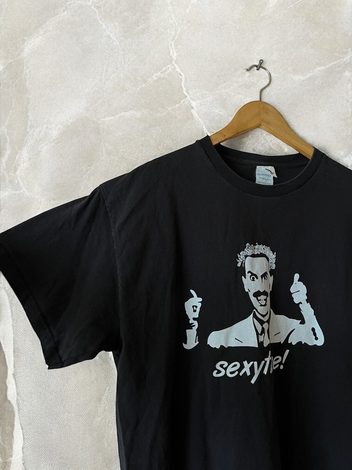 Band Tees × Vintage BORAT Movie "SEXYTIME!" 2006 VINTAGE tee T shirt comedy y2k Size US L / EU 52-54 / 3 - 3 Thumbnail