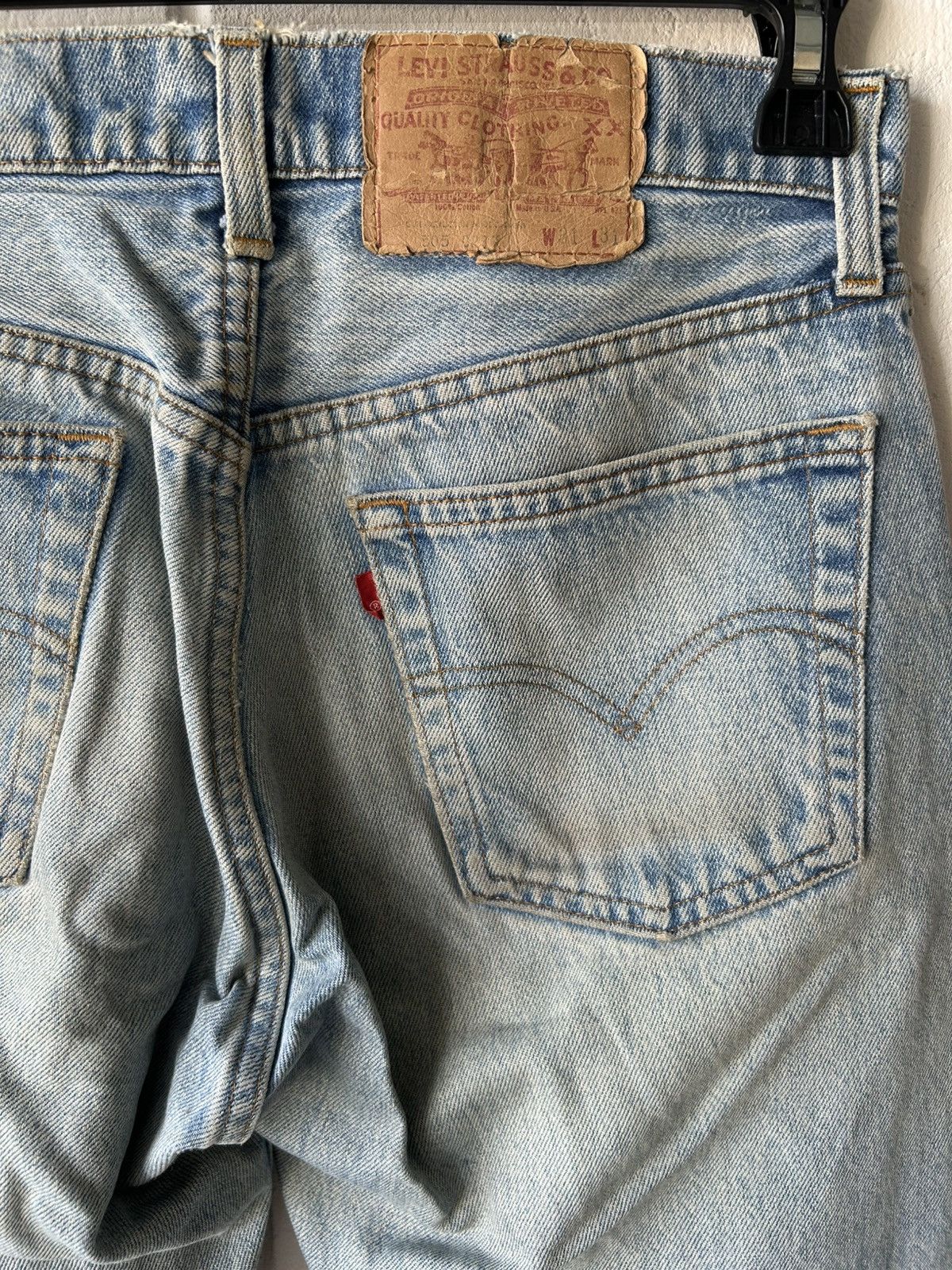 Levi's Vintage Levi’s 505 Red Tab Straight Leg Denim Size US 31 - 3 Thumbnail