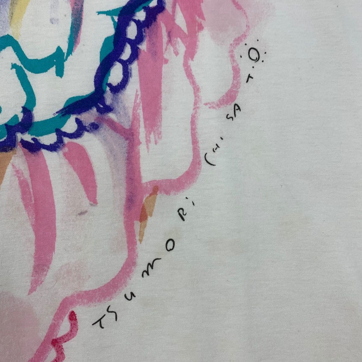 Issey Miyake × Japanese Brand TSUMORI CHISATO art Printed womens tee Size M / US 6-8 / IT 42-44 - 9 Thumbnail