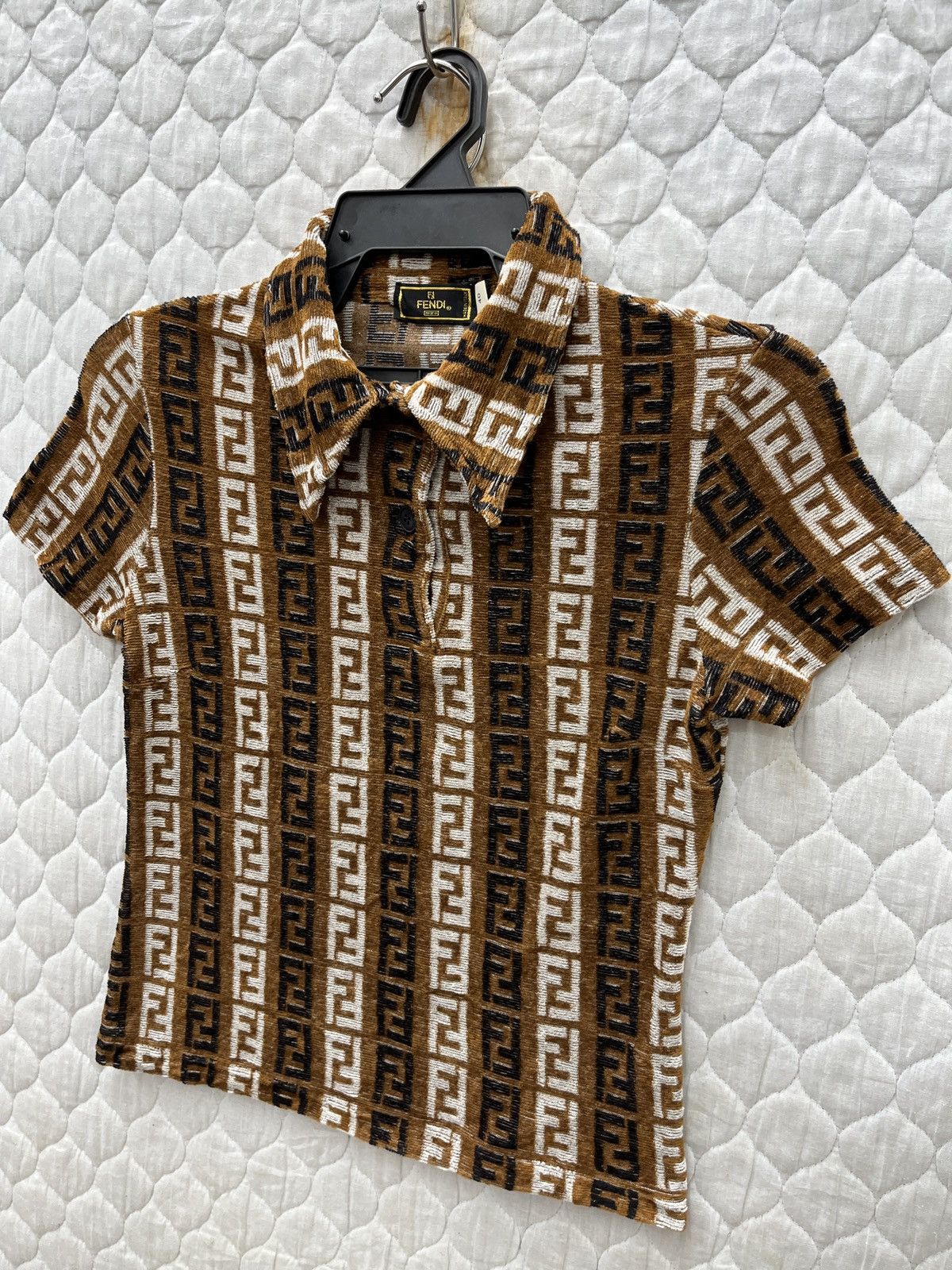 Fendi 🔥🔥🔥STEALS FENDI ZUCCA SHIRTS Size S / US 4 / IT 40 - 3 Thumbnail