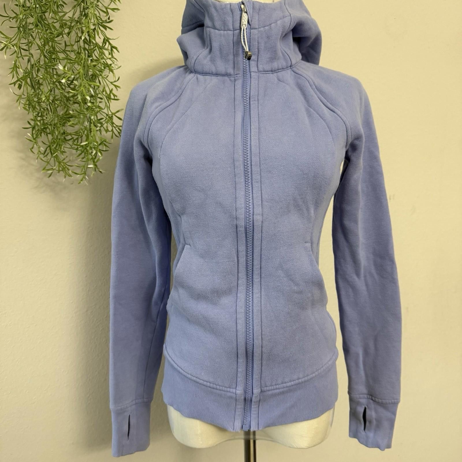 Lululemon Lululemon Scuba Lavander Hoodie Size 2 Size XS / US 0-2 / IT 36-38 - 1 Thumbnail