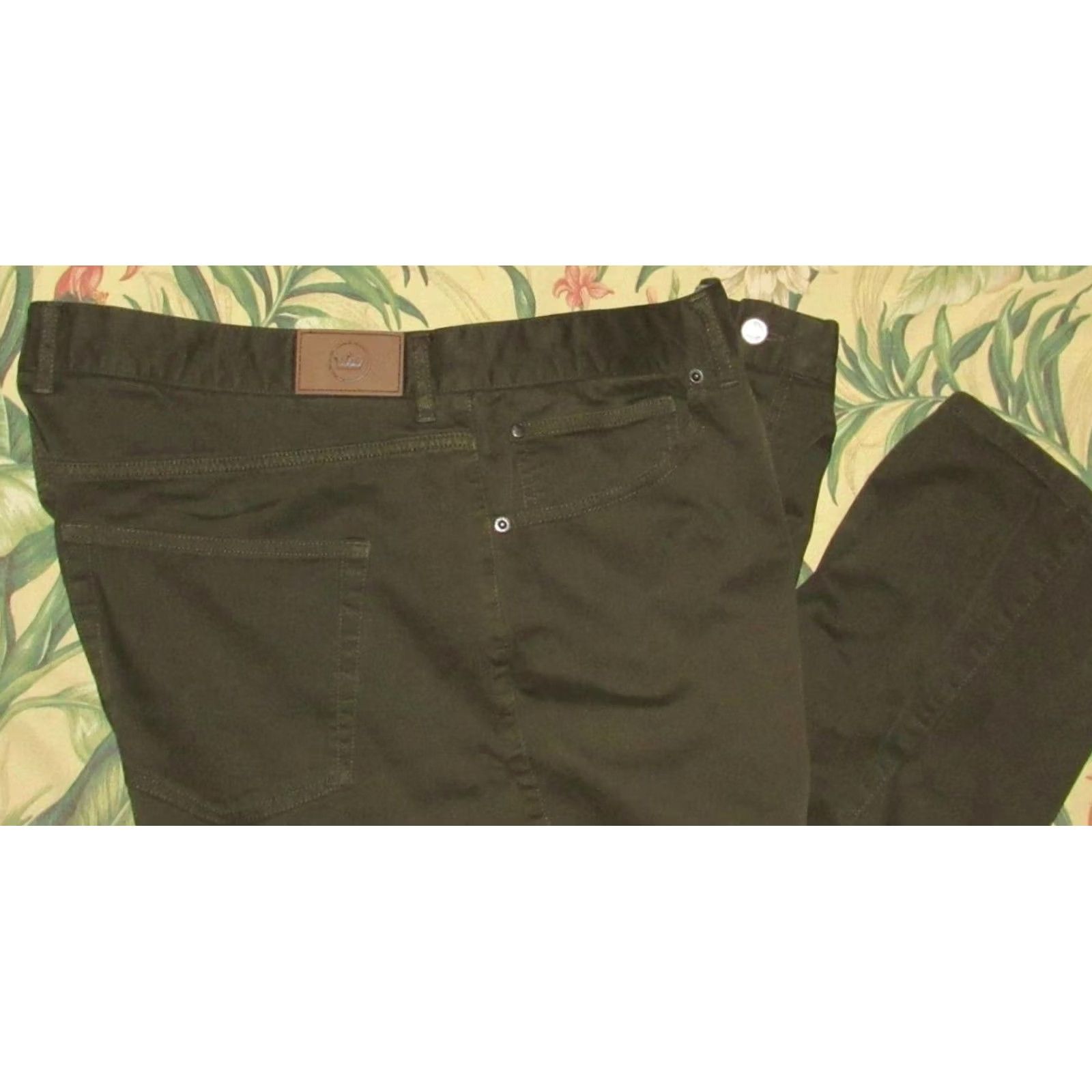 Peter Millar PETER MILLAR Green Ultimate 5 Pocket Sateen Chino Pants 44 x 27 Size US 44 / EU 60 - 2 Thumbnail