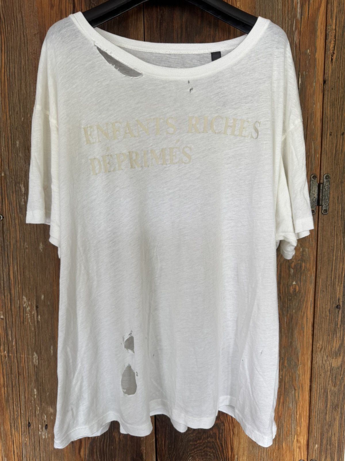 Enfants Riches Deprimes logo shirt - size xl
