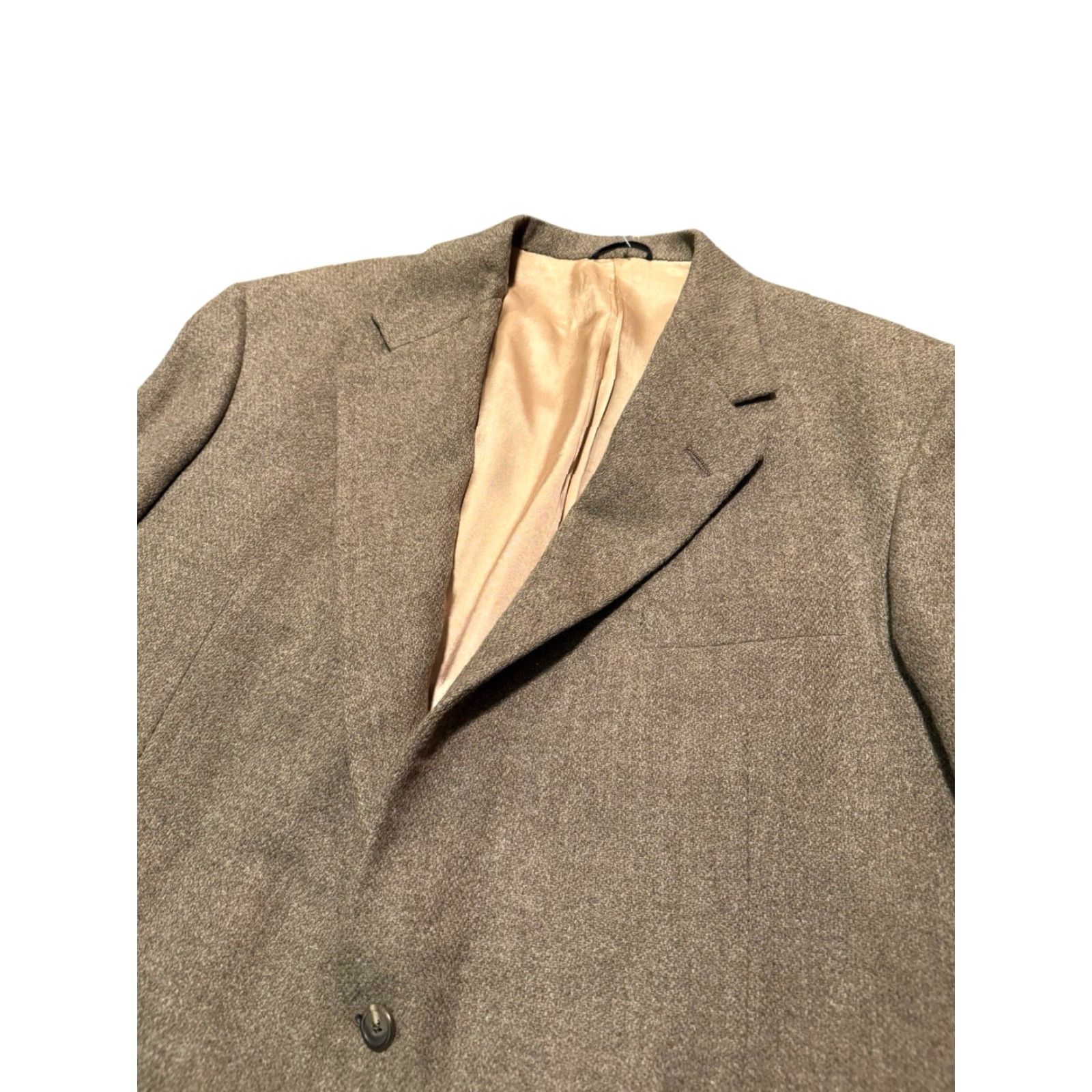 Polo Ralph Lauren VINTAGE Polo Ralph Lauren Blue Label Blazer Jacket 46R Tweed Wool Tan Sport Coat Men M Size US XXL / EU 58 / 5 - 5 Thumbnail