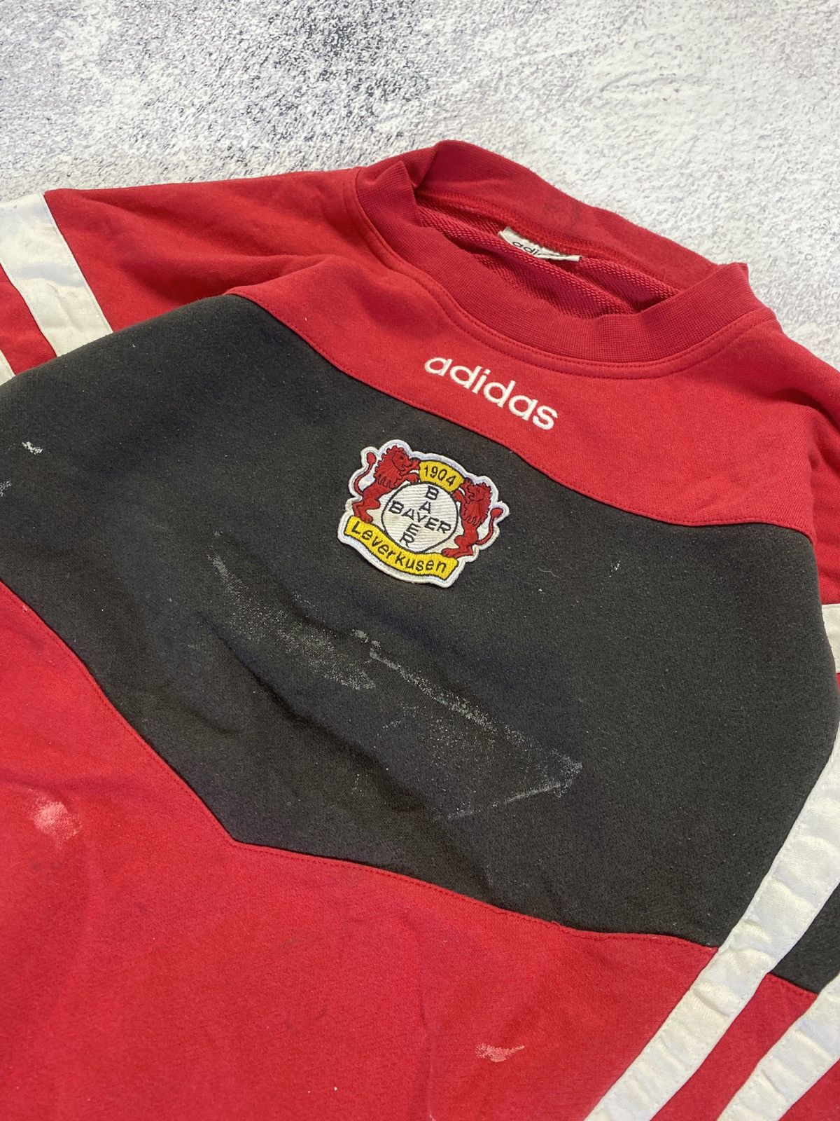 Adidas × Vintage Very Rare Adidas Bayer 04 Leverkusen Sweatshirt 90’s Vintage Size US XL / EU 56 / 4 - 6 Thumbnail