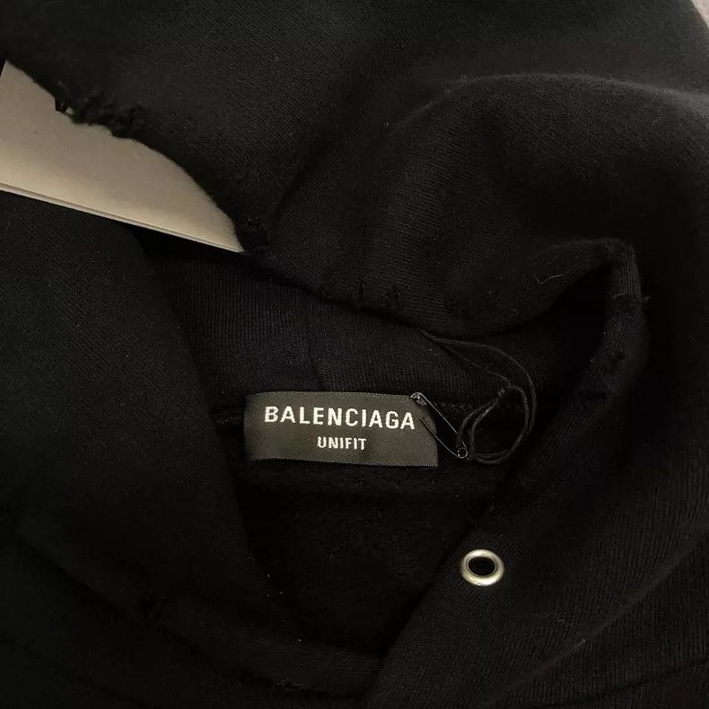 Balenciaga Balenciaga black hoodie 2505-Nextarrow Size US XXS / EU 40 - 4 Thumbnail