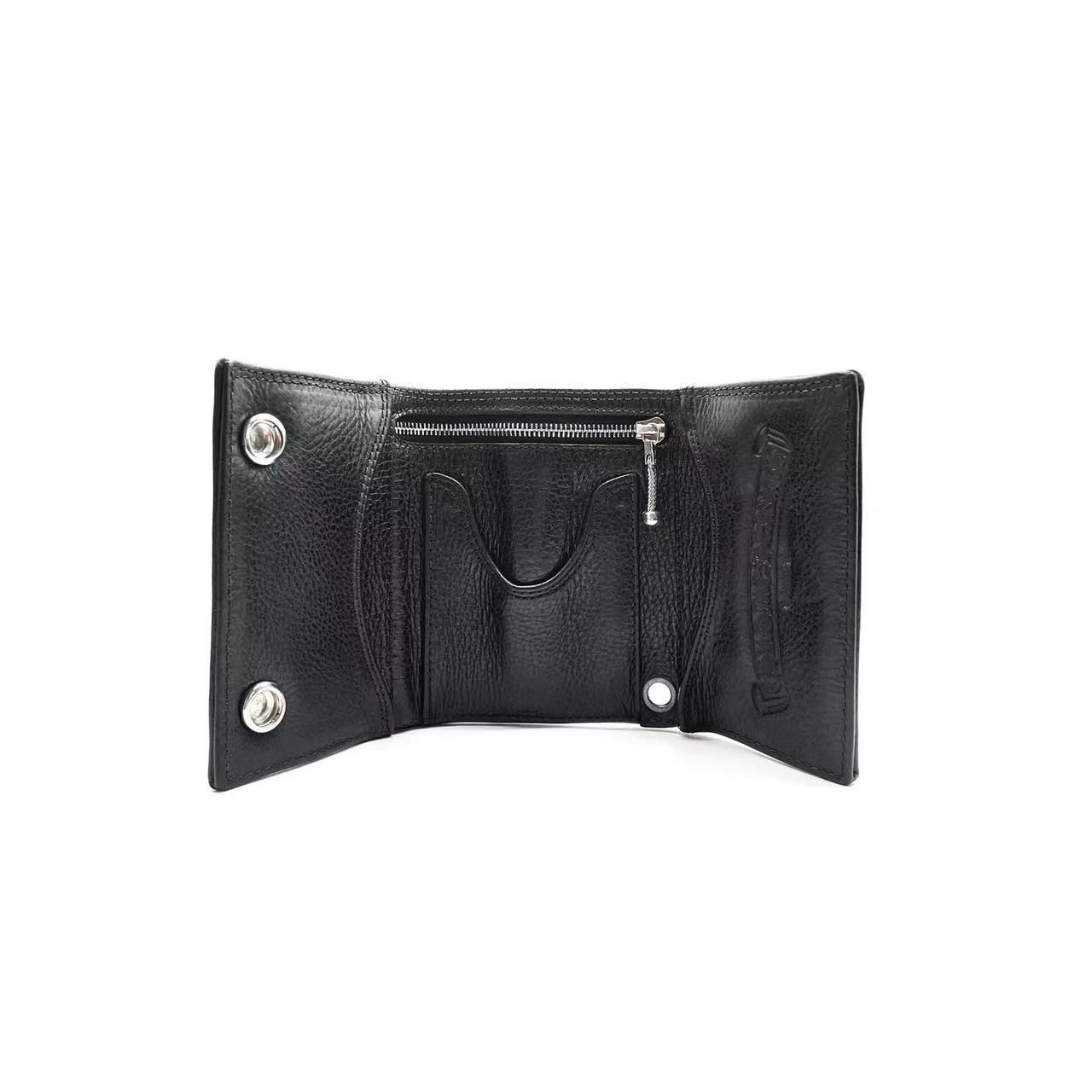 Chrome Hearts Chrome Hearts Leather Cross Folded Wallet Size ONE SIZE - 4 Thumbnail