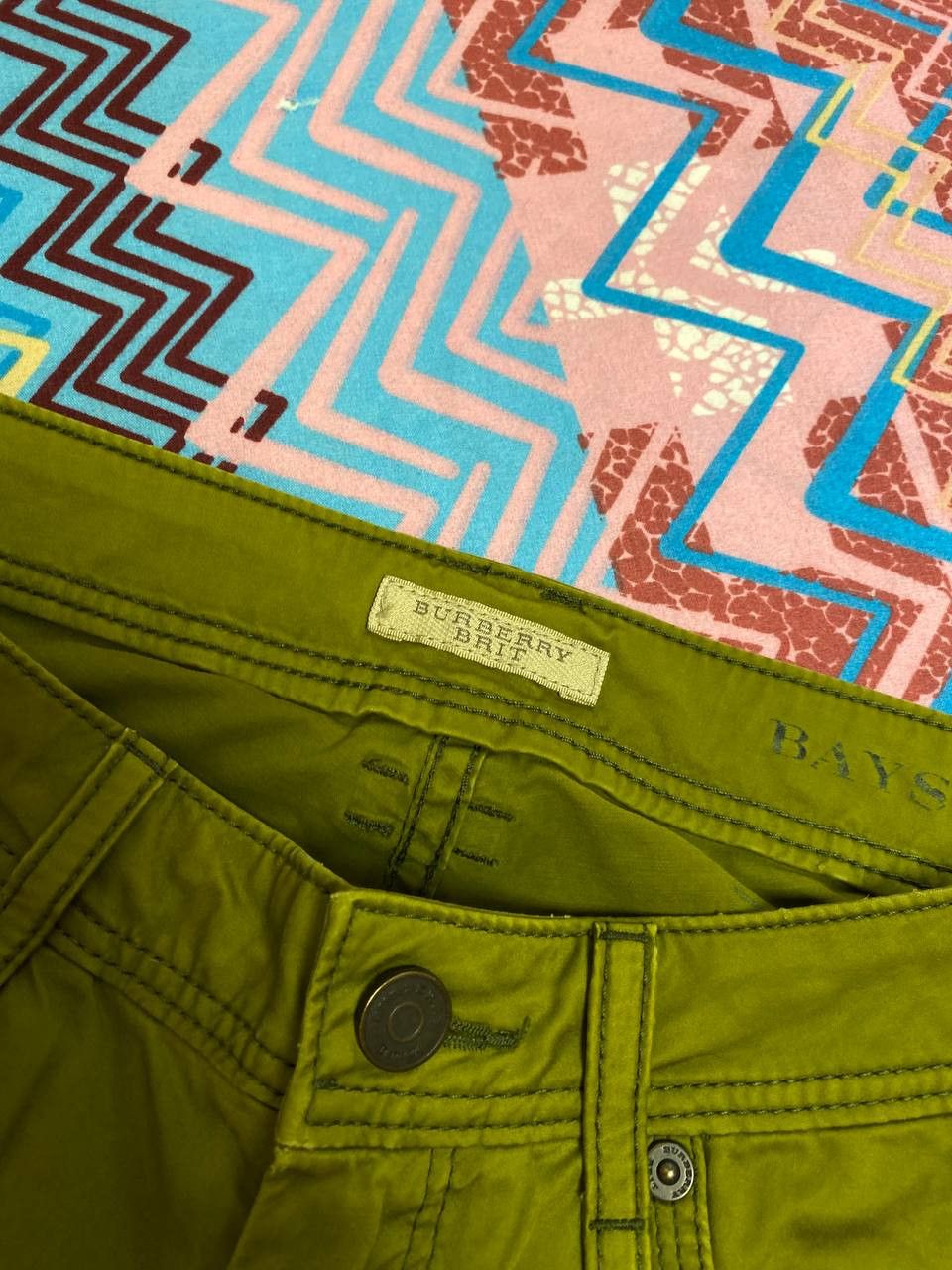 Burberry × Vintage Burberry Troxer Slim Skinny Denim Jeans Stretch Size 27" / US 4 / IT 40 - 2 Thumbnail
