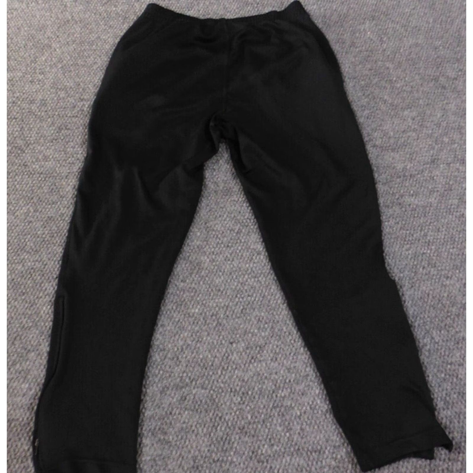 Adidas adidas sweatpants Men M Black Vintage no Retro Logo Zip Casual Straight Pant Size US 31 - 6 Thumbnail