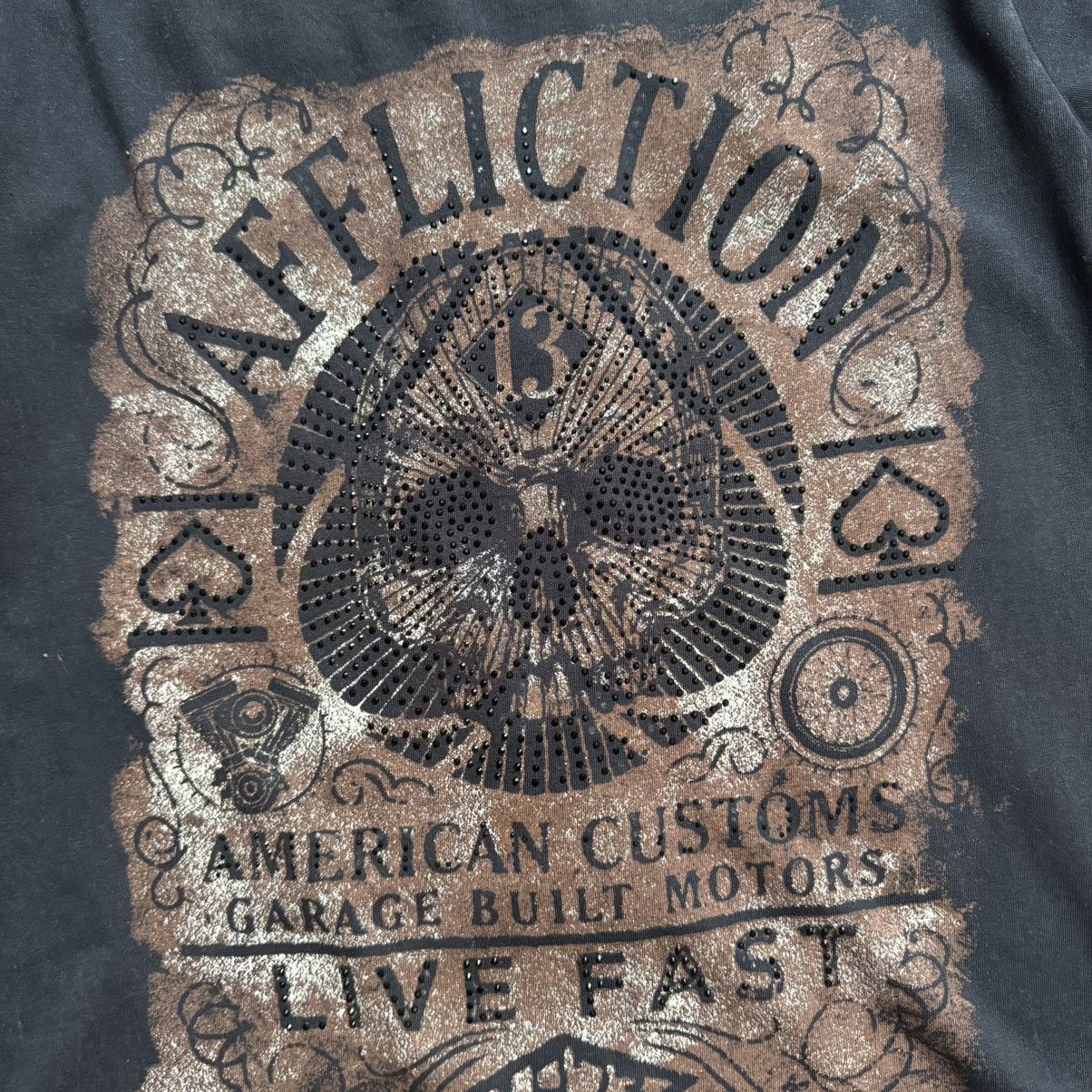 Affliction Affliction Rhinestone Women’s T-Shirt Size S / US 4 / IT 40 - 5 Thumbnail