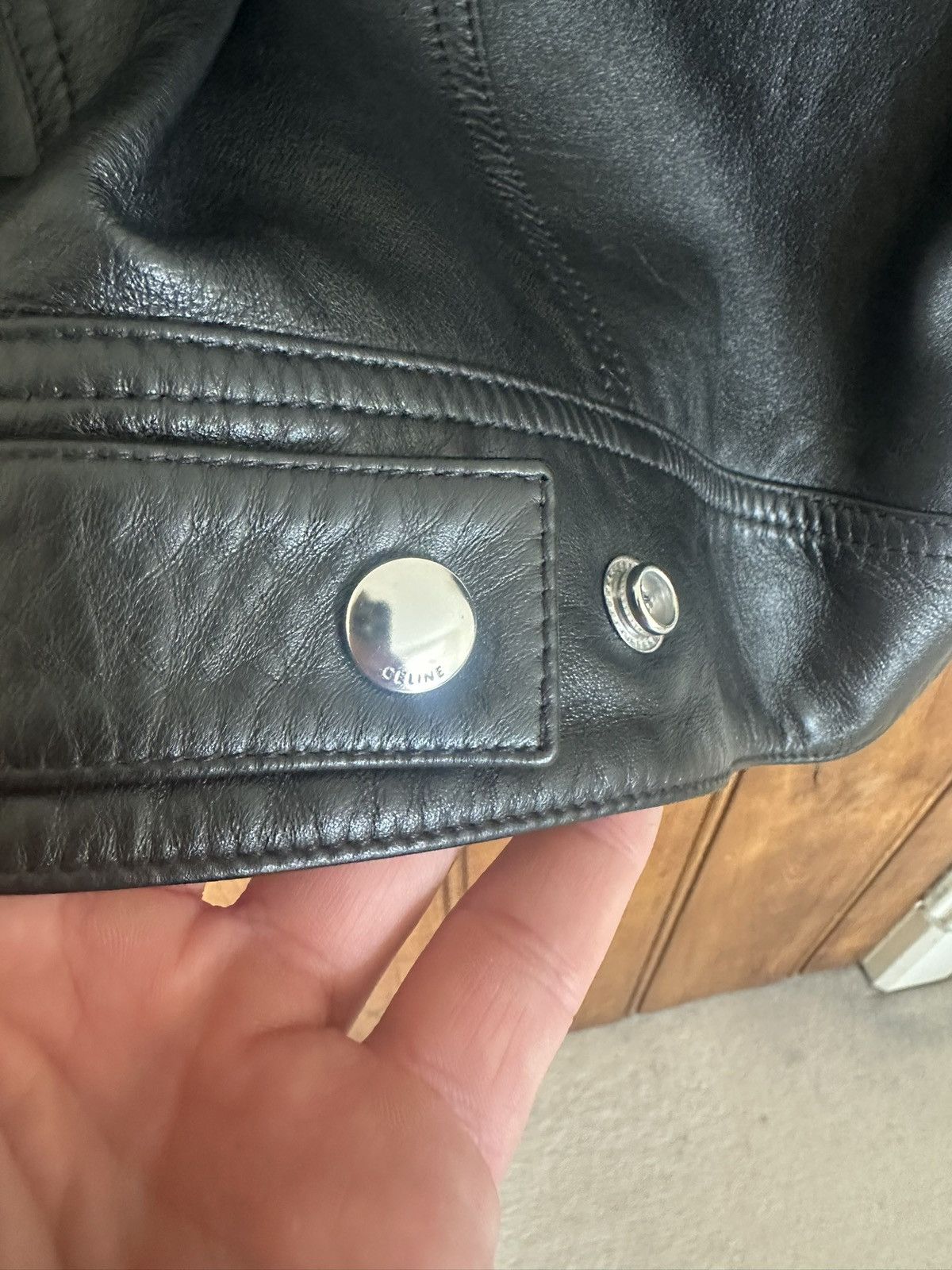 Celine Celine x Hedi leather trucker jacket 50 BNWT Hedi Slimane Size US M / EU 48-50 / 2 - 21 Thumbnail