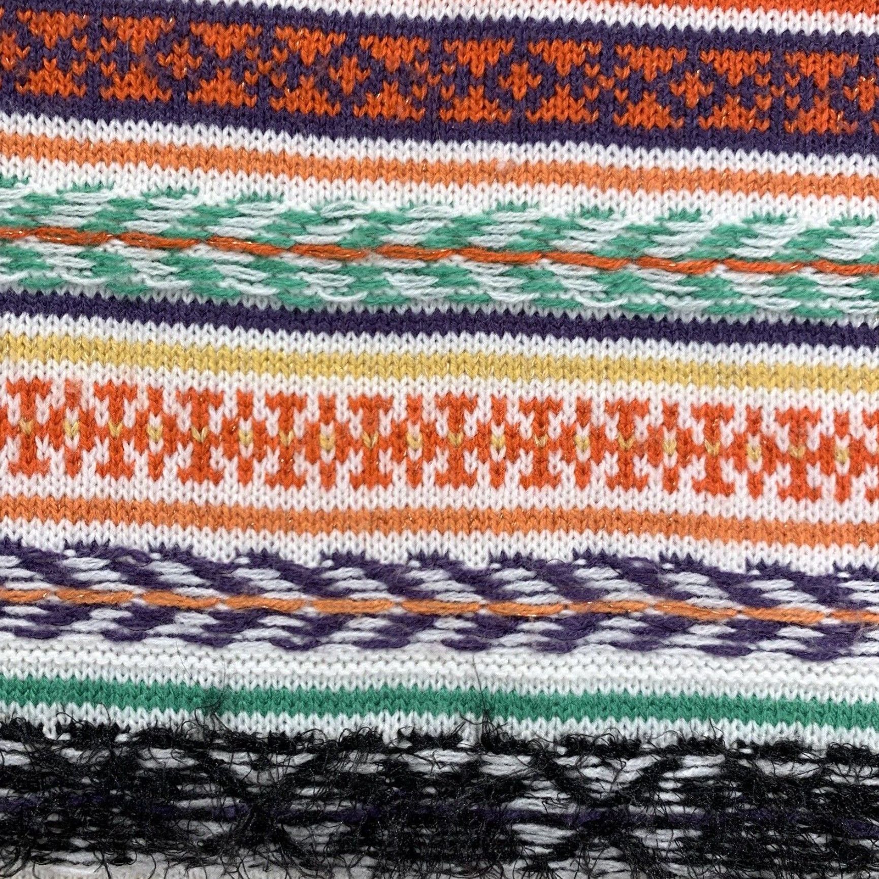 Vera Wang VERA WANG Womens Sweater PRINCESS Small Fair Isle Colorful Multi Knit Size S / US 4 / IT 40 - 7 Thumbnail