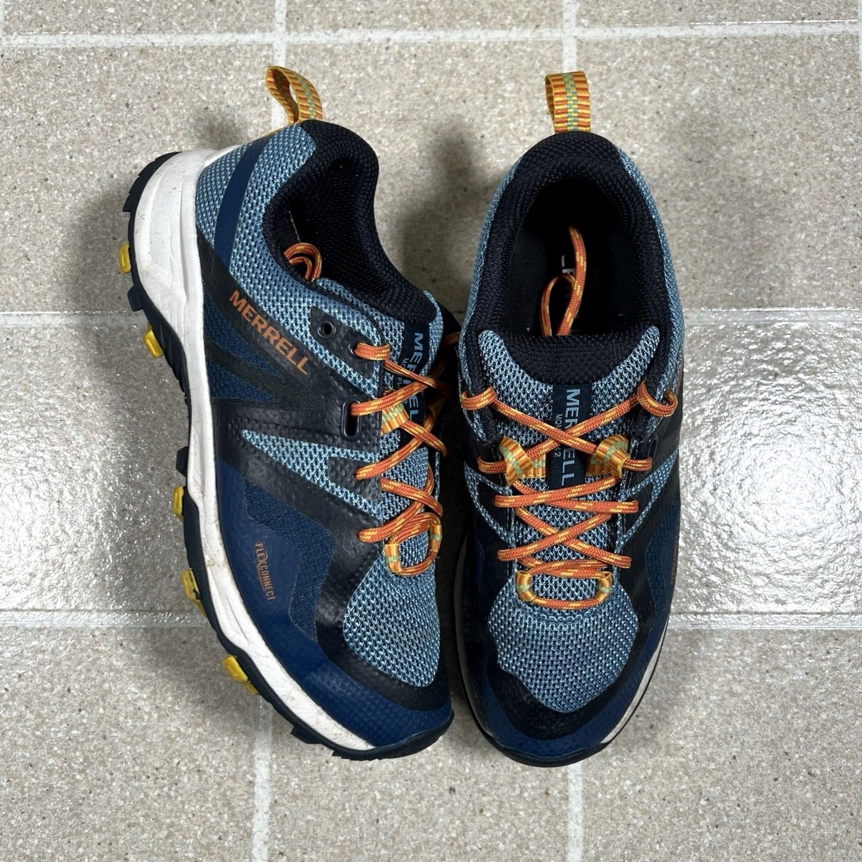 Merrell Merrell MQM Flex Connect Hiking Sneakers Mens 8.5 Blue Orange J036313 Size US 9 / EU 42 - 2 Thumbnail