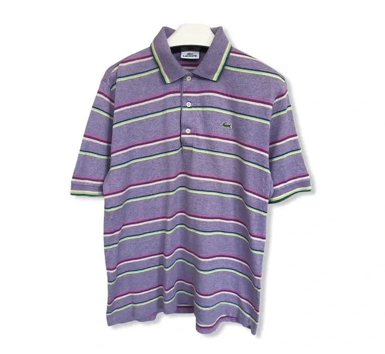 Lacoste Vintage Lacoste Small Logo Polos Shirt 👕 Size US M / EU 48-50 / 2 - 1 Thumbnail