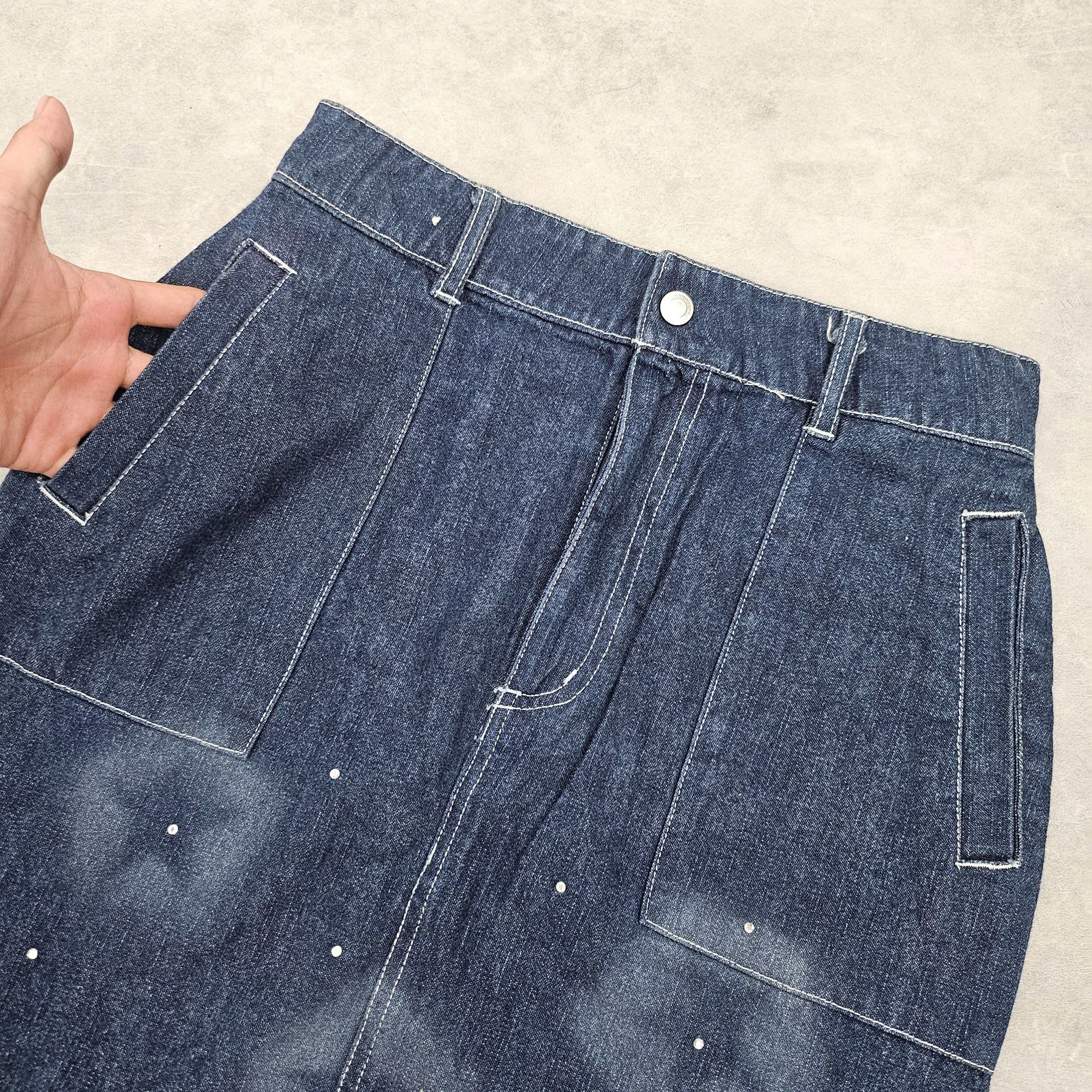 Japanese Brand Star pattern vintage y2k mini skirt Size 26" / US 2 / IT 38 - 3 Thumbnail
