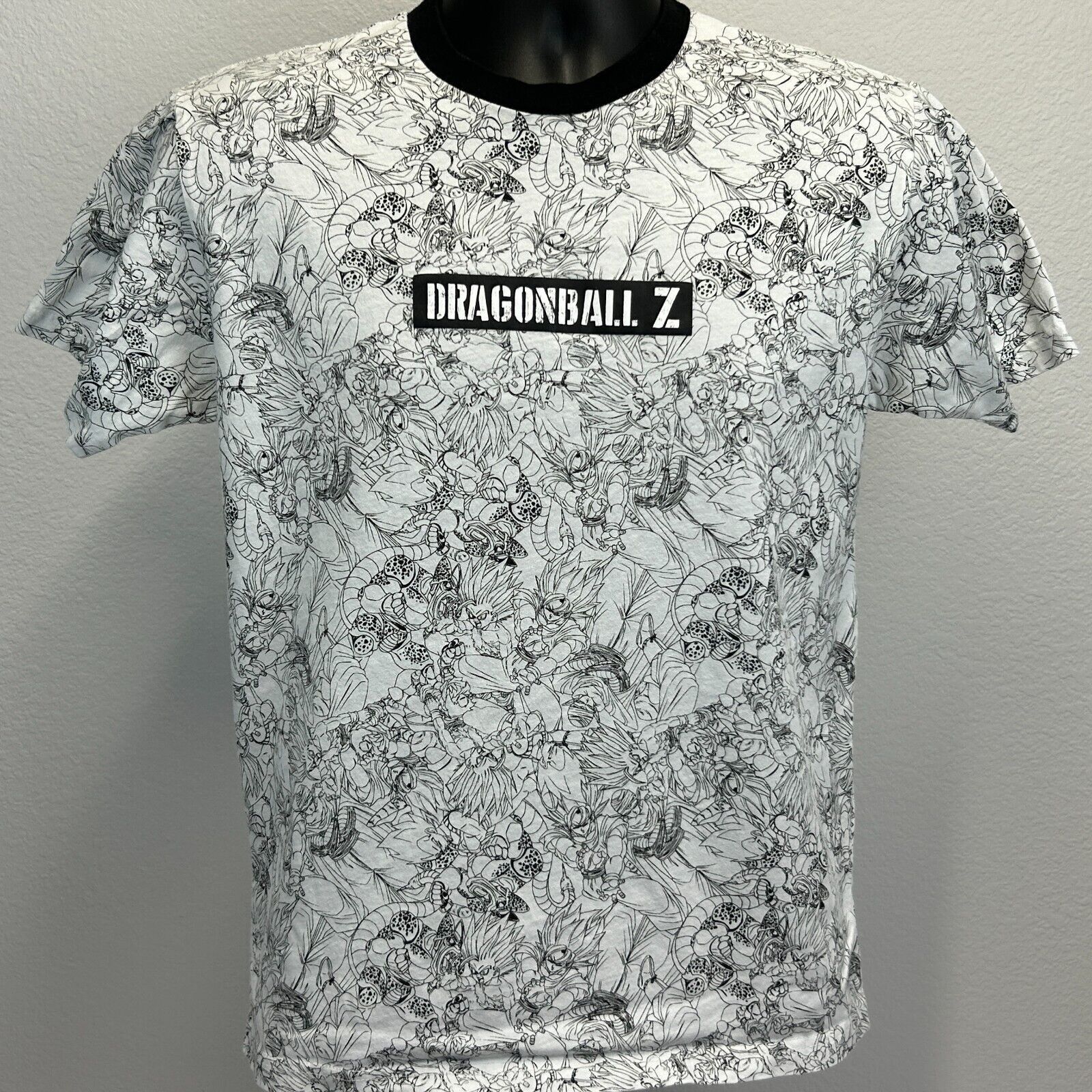 Other Dragon Ball Z AOP T Shirt Mens S Small White Anime Size US S / EU 44-46 / 1 - 2 Thumbnail