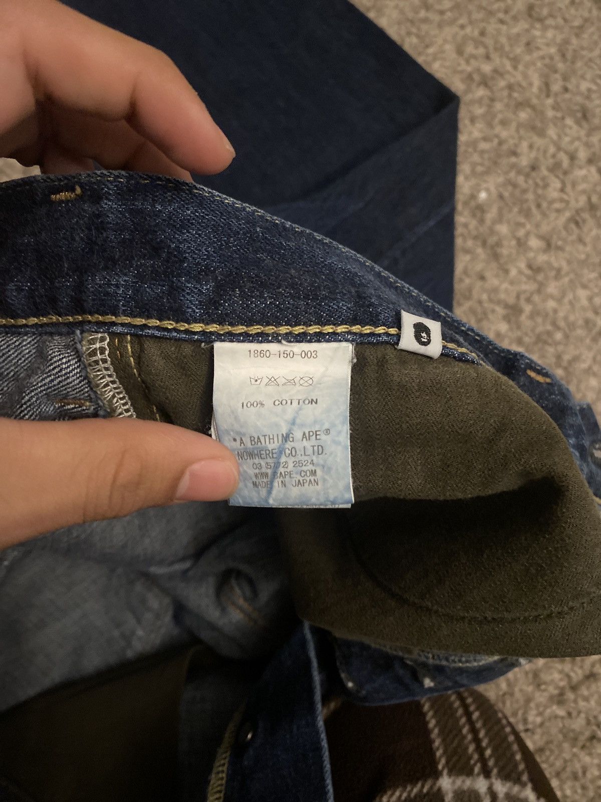 Bape Bape Jeans Size US 34 / EU 50 - 6 Thumbnail
