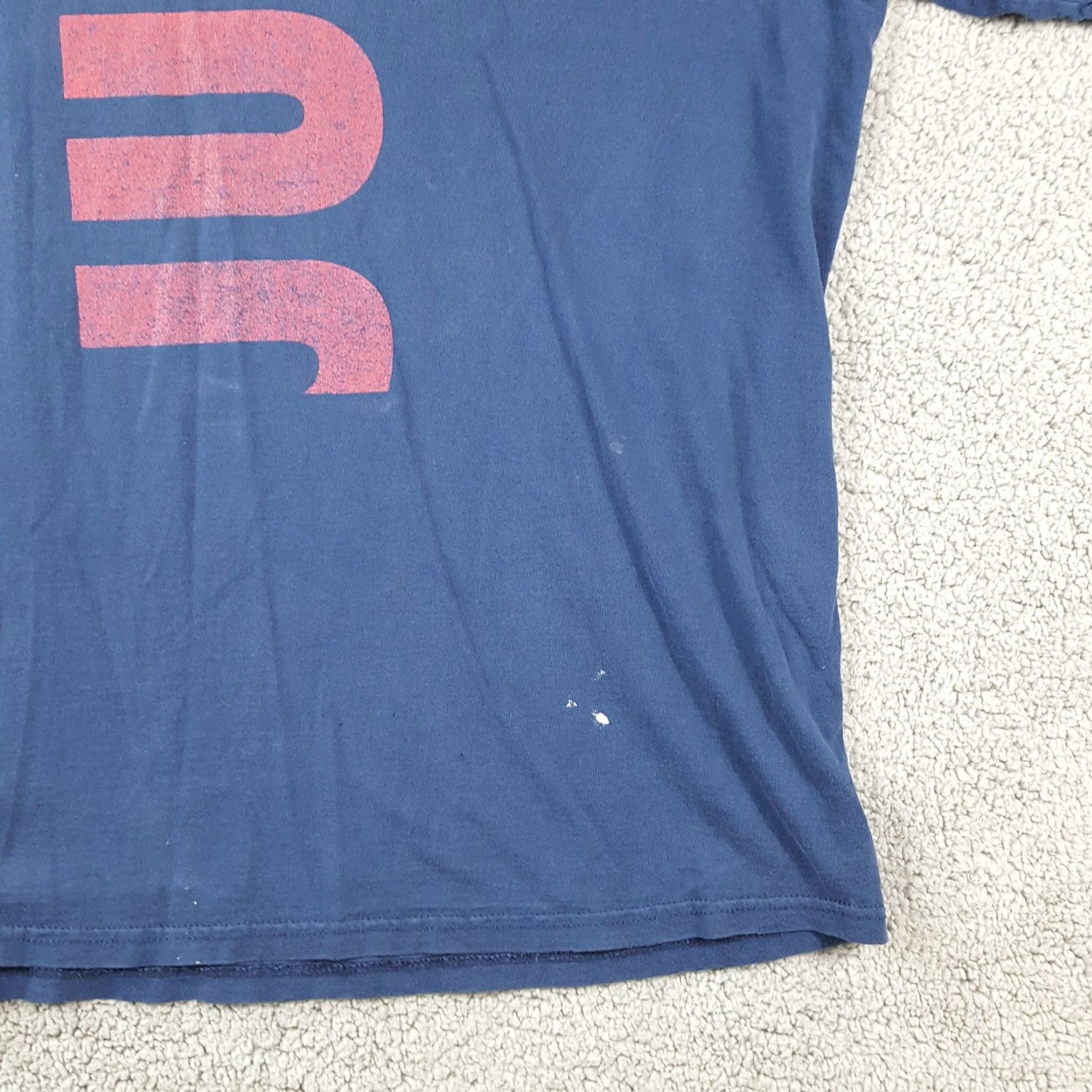 Nike VINTAGE Nike Distressed Just Do It Swoosh Logo T Shirt Mens XL Blue 90s 00s Retro 80s Concert Logo Embroidered Cotton Short Sleeve Crew Neck Size US XL / EU 56 / 4 - 3 Thumbnail