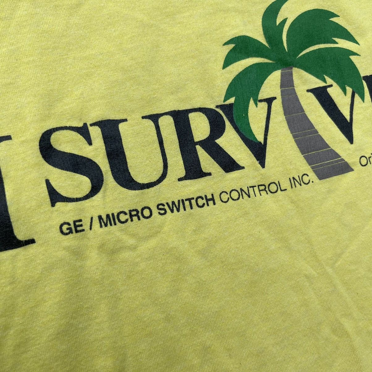 Vintage Vtg 90s I SURVIVED GE/MICRO SWITCH SCREEN STARS Shirt Size US L / EU 52-54 / 3 - 3 Thumbnail
