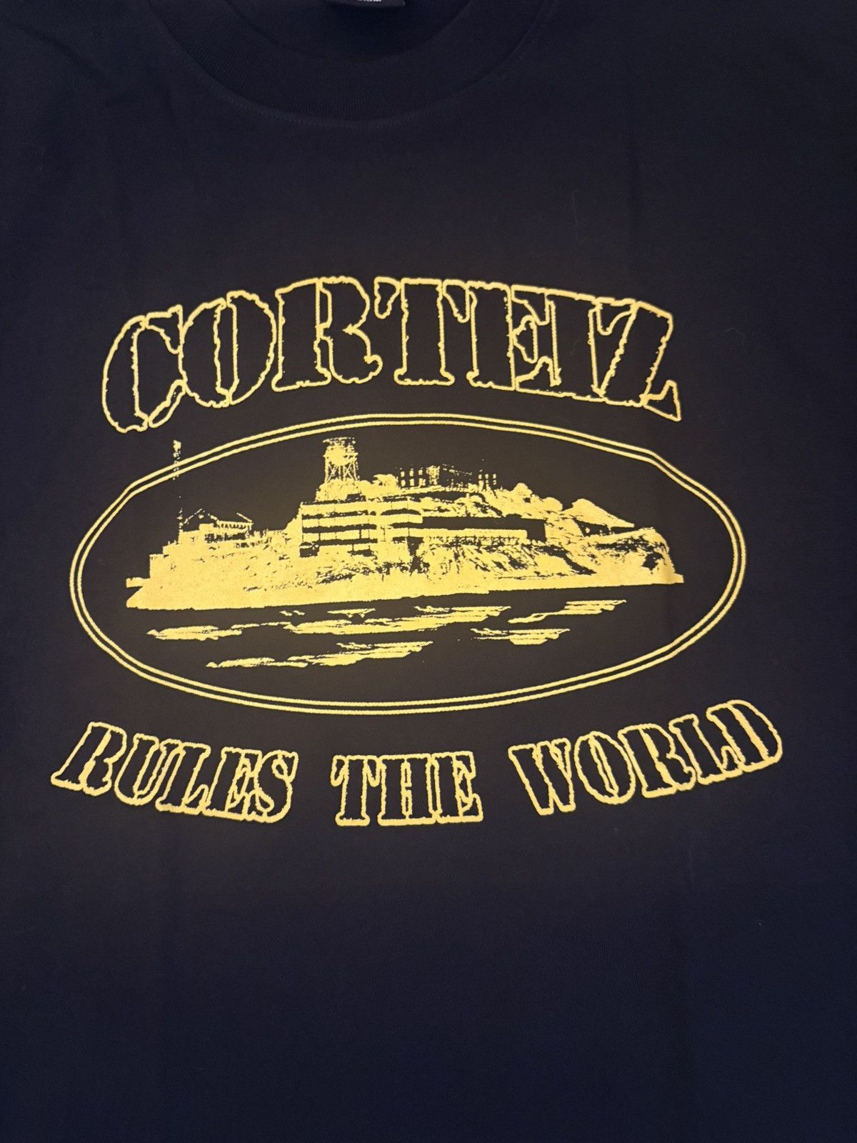 トップス Corteiz OG ALCATRAZ TEE [BLACK/YELLOW] M Buy Corteiz OG Alcatraz Tee 'Black/Yellow' - 07892