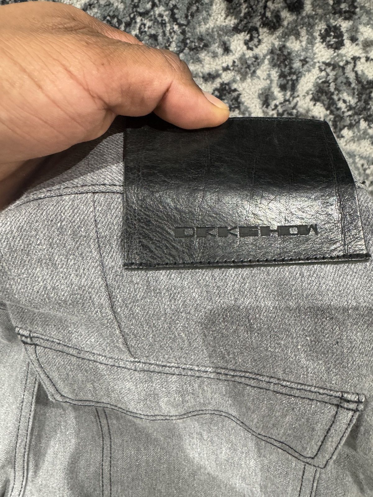 Rick Owens Drkshdw Rick Owens DRKSHDW Pad Cargos Grey Size US 29 - 6 Thumbnail