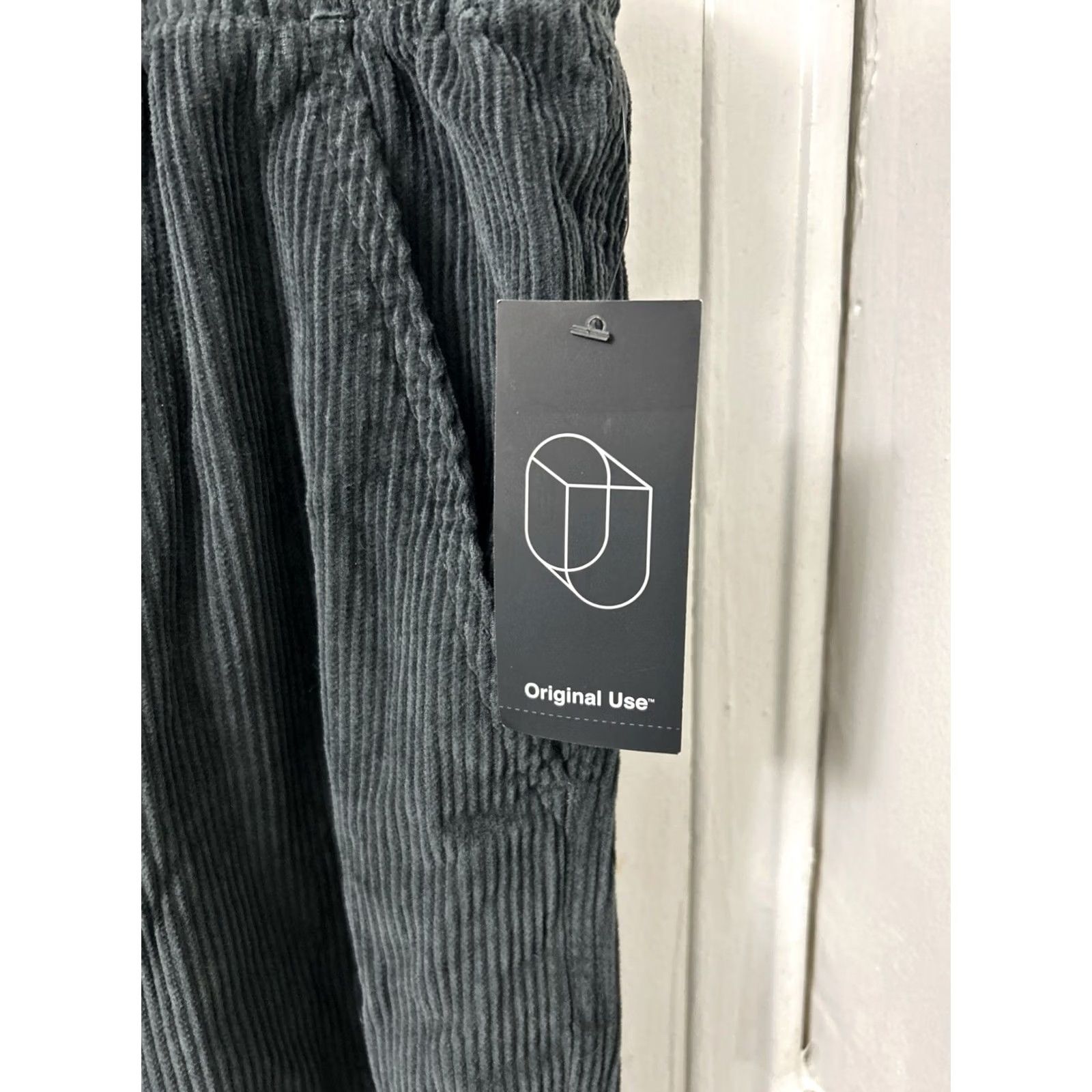 Vintage VINTAGE Original Use Corduroy Pants Mens Large Gray Elastic Waist Drawstring NWT Size US 33 - 6 Thumbnail