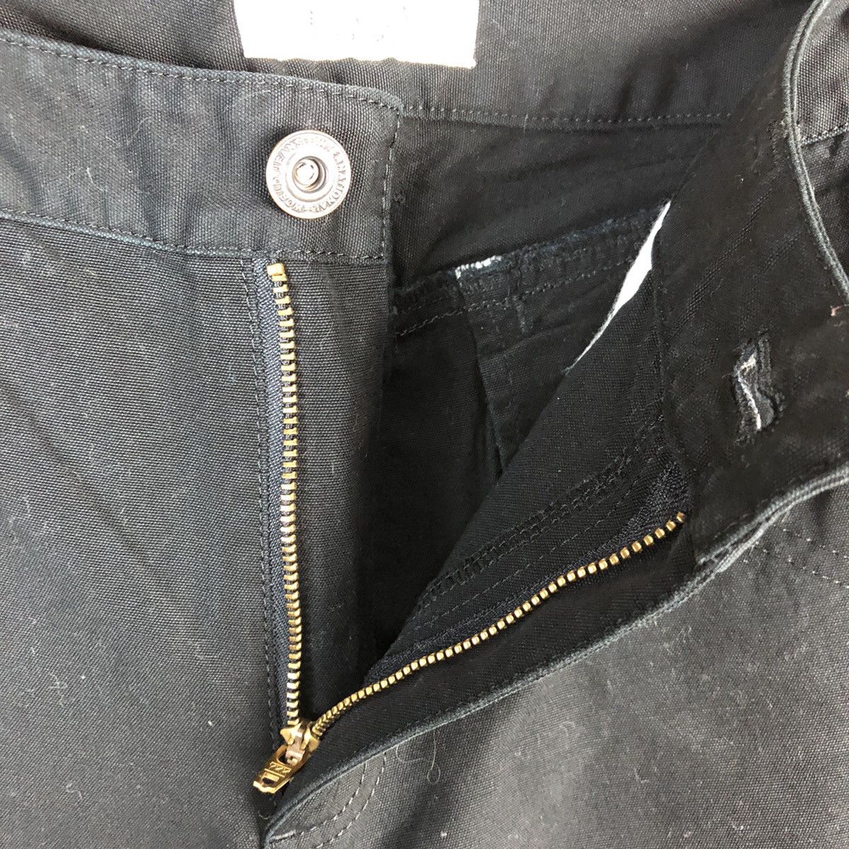 Japanese Brand A.V.V Black Cargo utility Multipocket Pants #A2436 Size 27" / US 4 / IT 40 - 14 Thumbnail