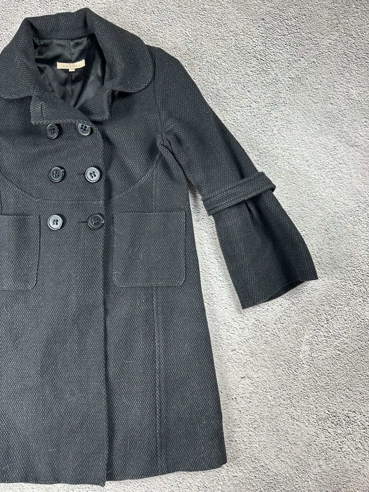 Sandro Vintage Sandro Jacket Old Money Style Luxury Size XS / US 0-2 / IT 36-38 - 4 Thumbnail