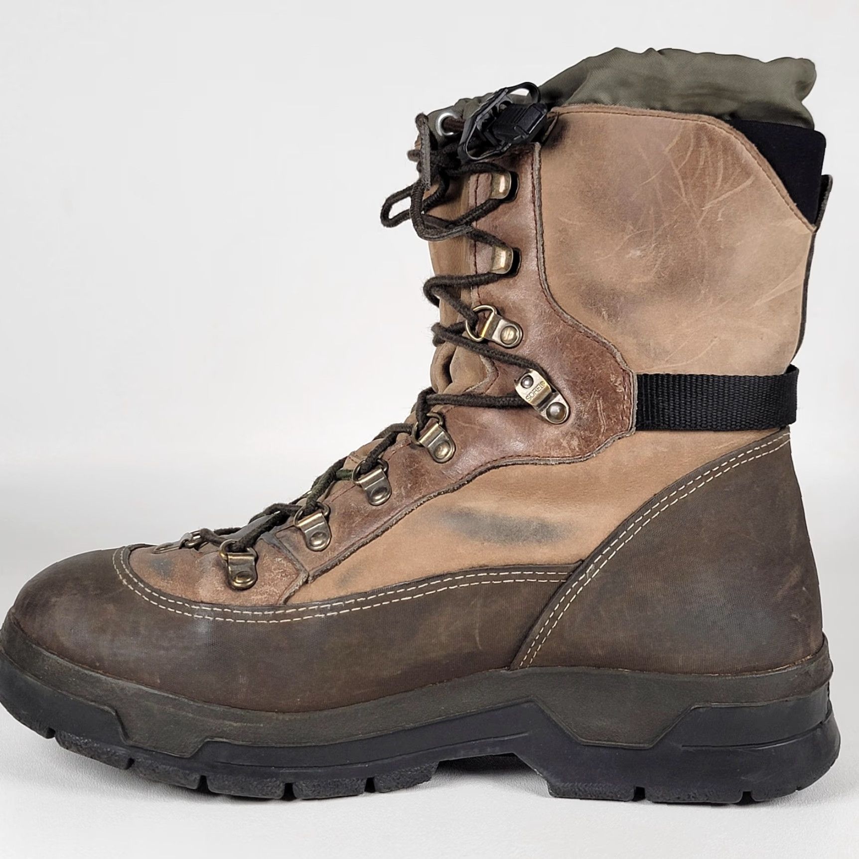 SOREL Sorel Boots Conquest Insulated Brown Buckle Women 9 M Snow Boot Mid-Calf Casual Winter Leather Size US 9 / IT 39 - 5 Thumbnail